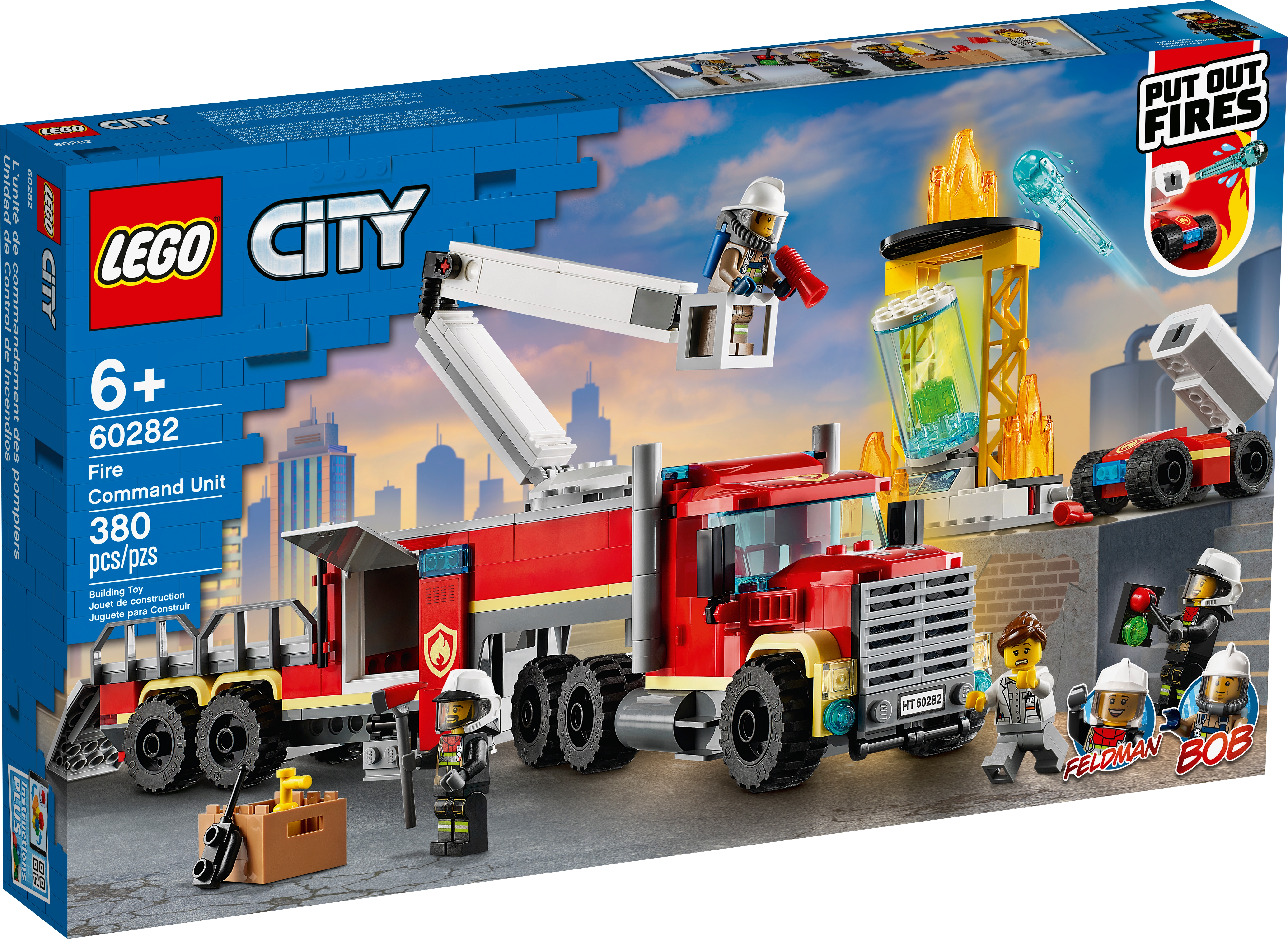 LEGO® City 60282 L'unité de commandement des pompiers - Lego