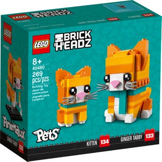 Mentaliteit in het geheim Uitstroom Rode gestreepte kat 40480 | BrickHeadz | Officiële LEGO® winkel NL