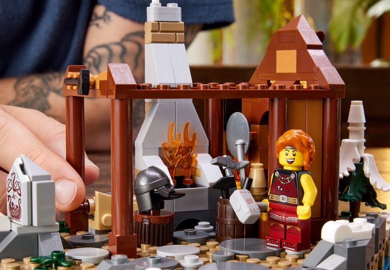 Lego ideas viking village hot sale