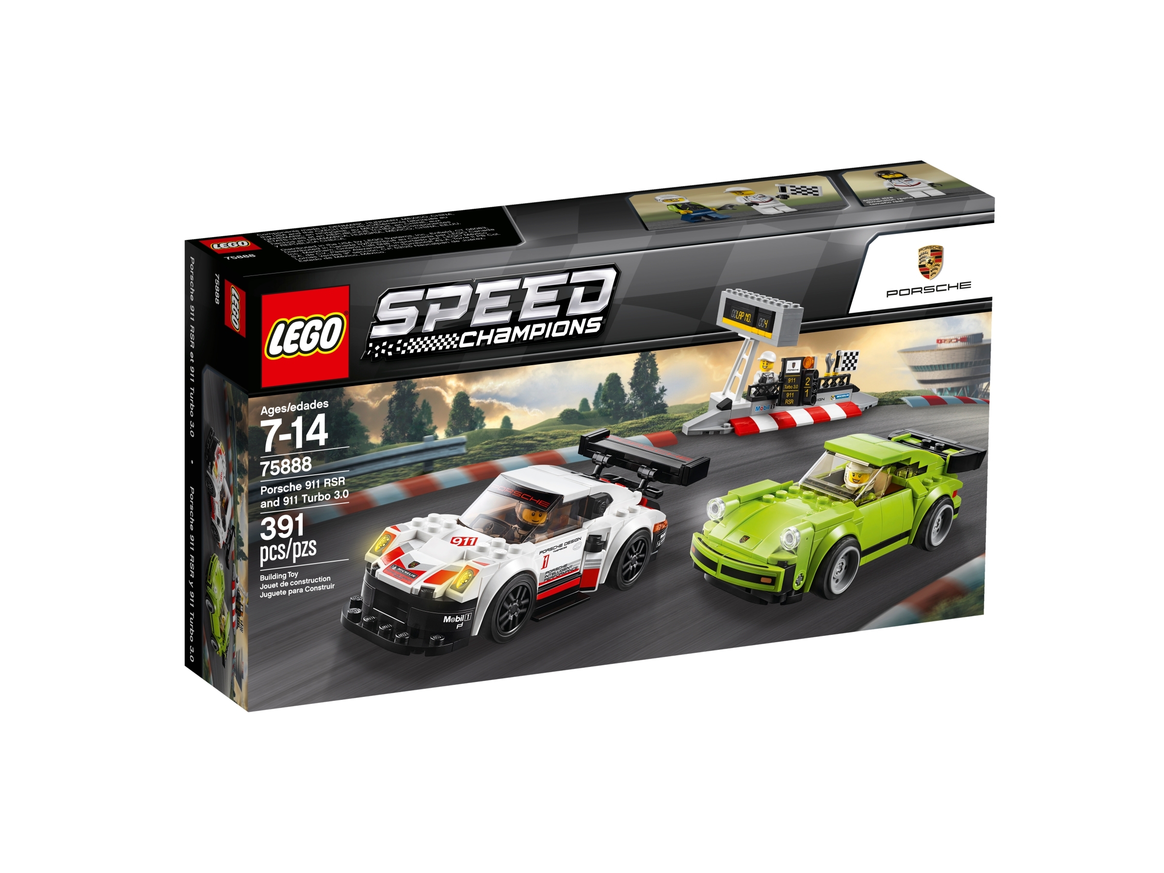 Porsche 911 RSR and 911 Turbo 3.0 75888 | Champions | Buy online at the Official LEGO® Shop