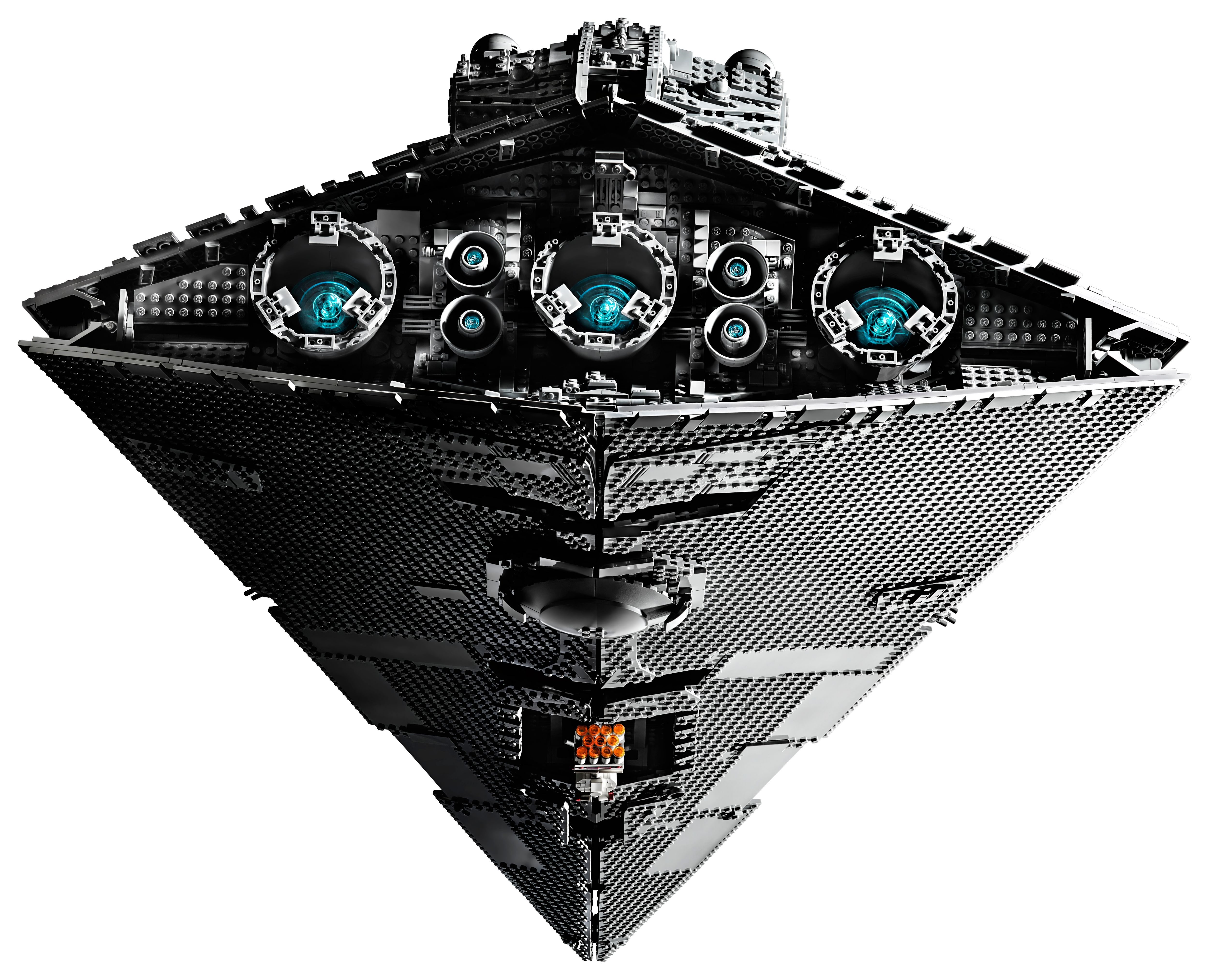DWIU Star Destroyer Building Block Model, 878 Pieces Journey Level Star  Destroyer Spaceship Model Collectible Construction Toy Compatible with Lego