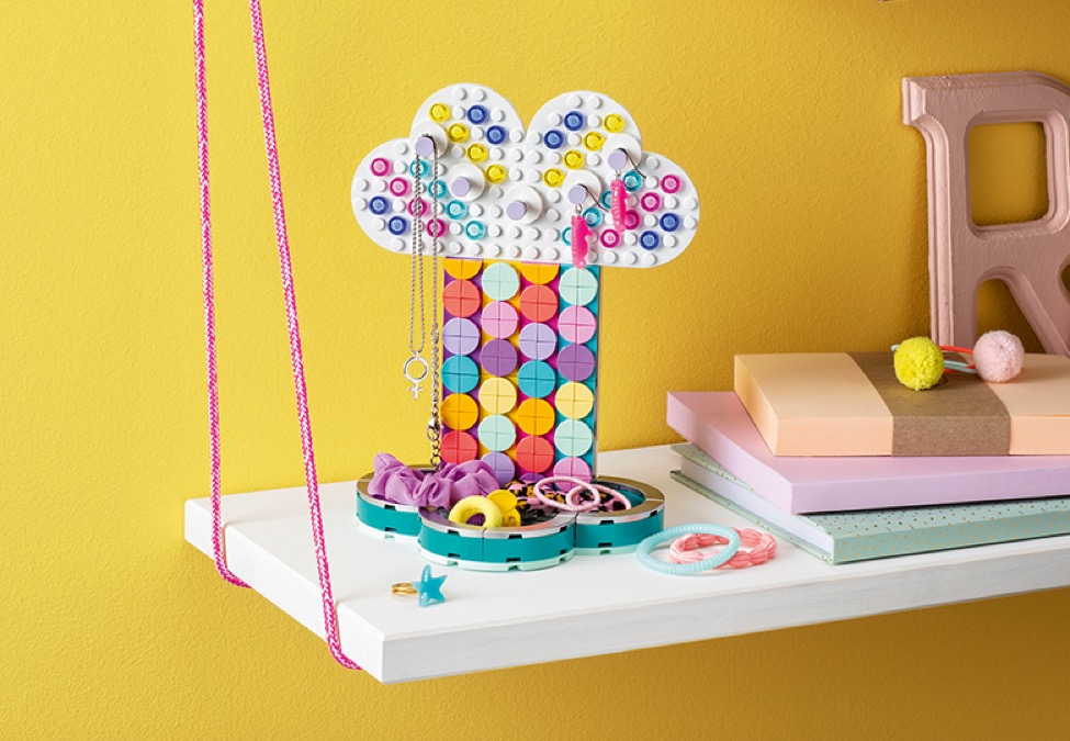 Rainbow Jewelry Stand 41905 DOTS Buy online at the Official LEGO Shop US