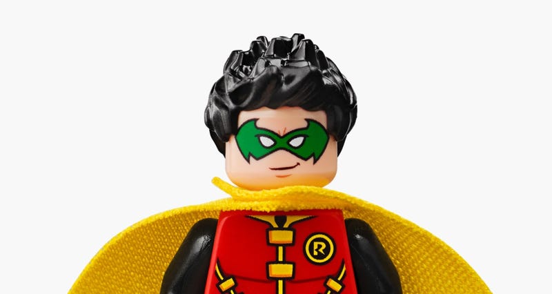 Robin™ Badge Reel Made With LEGO® Minifigure™ ID Holder Belt Clip
