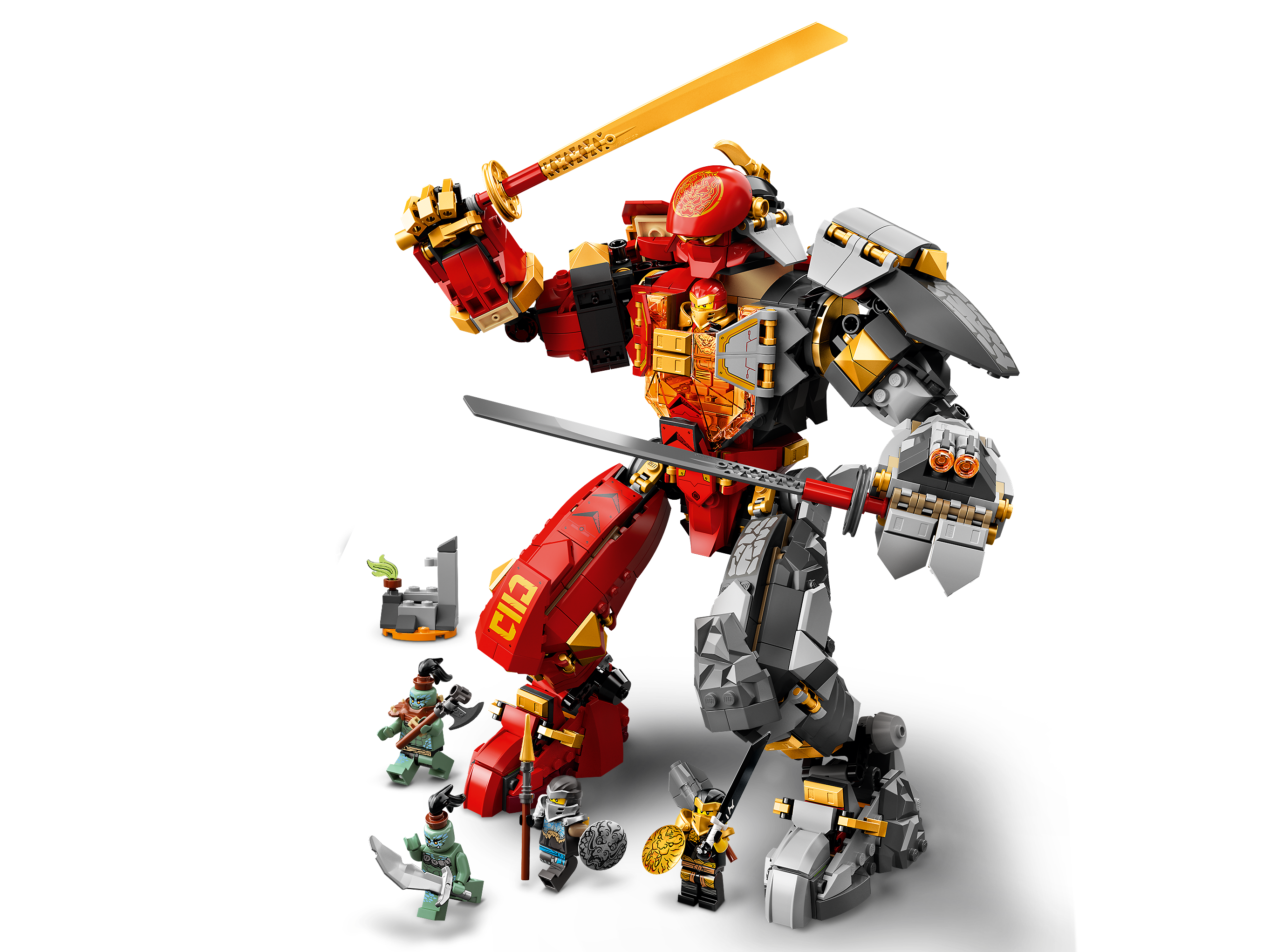 Fire Stone Mech 71720 | NINJAGO® | Buy online at the Official LEGO