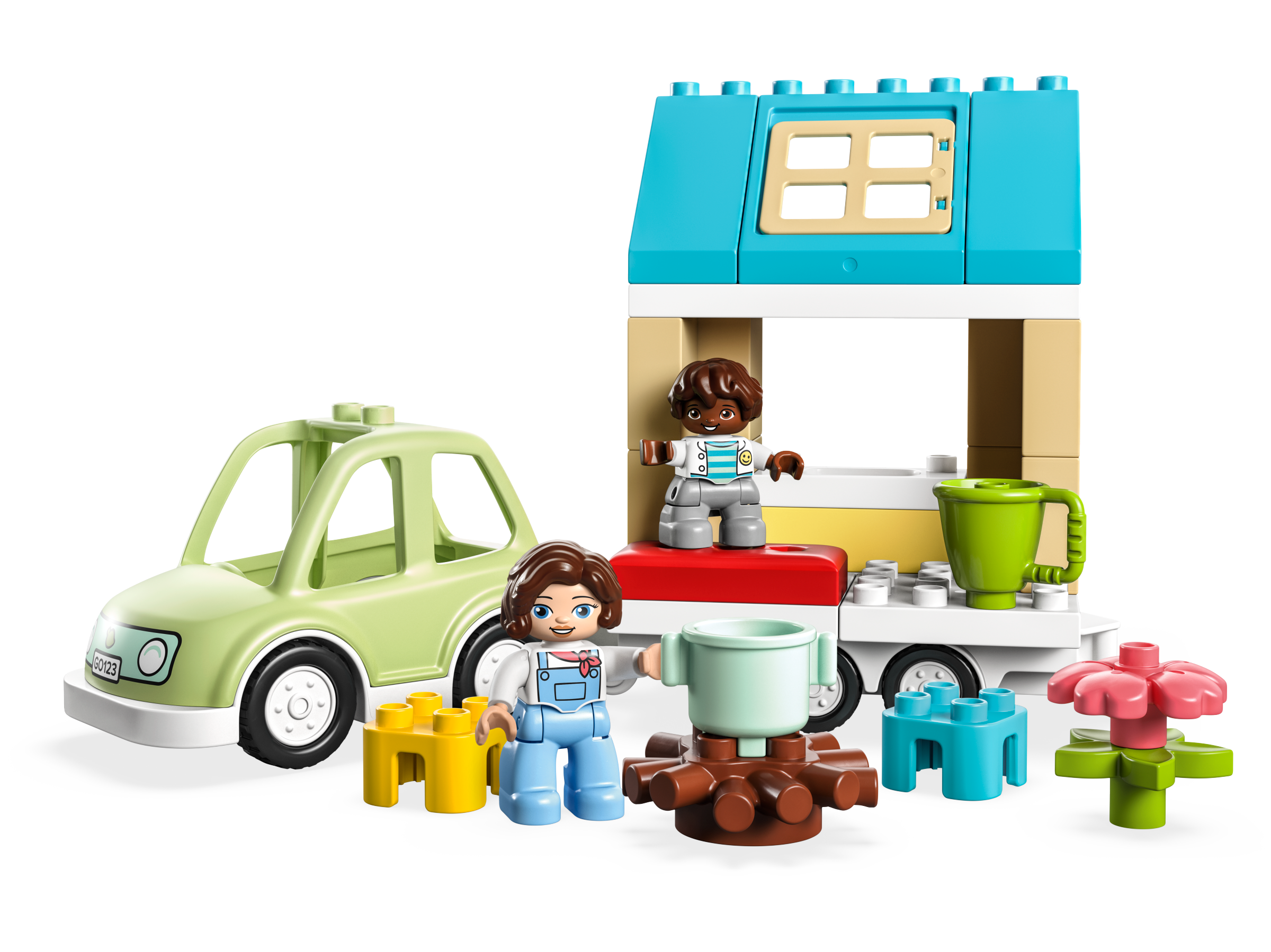 zweep Luipaard Meer Family House on Wheels 10986 | DUPLO® | Buy online at the Official LEGO®  Shop US