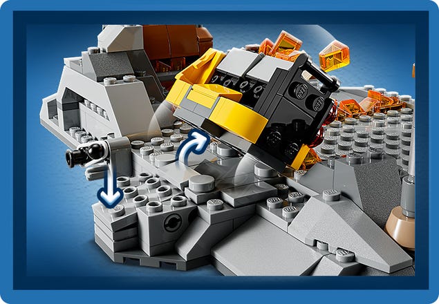 LEGO Star Wars OBI-Wan Kenobi vs. Darth Vader 75334 Juego de