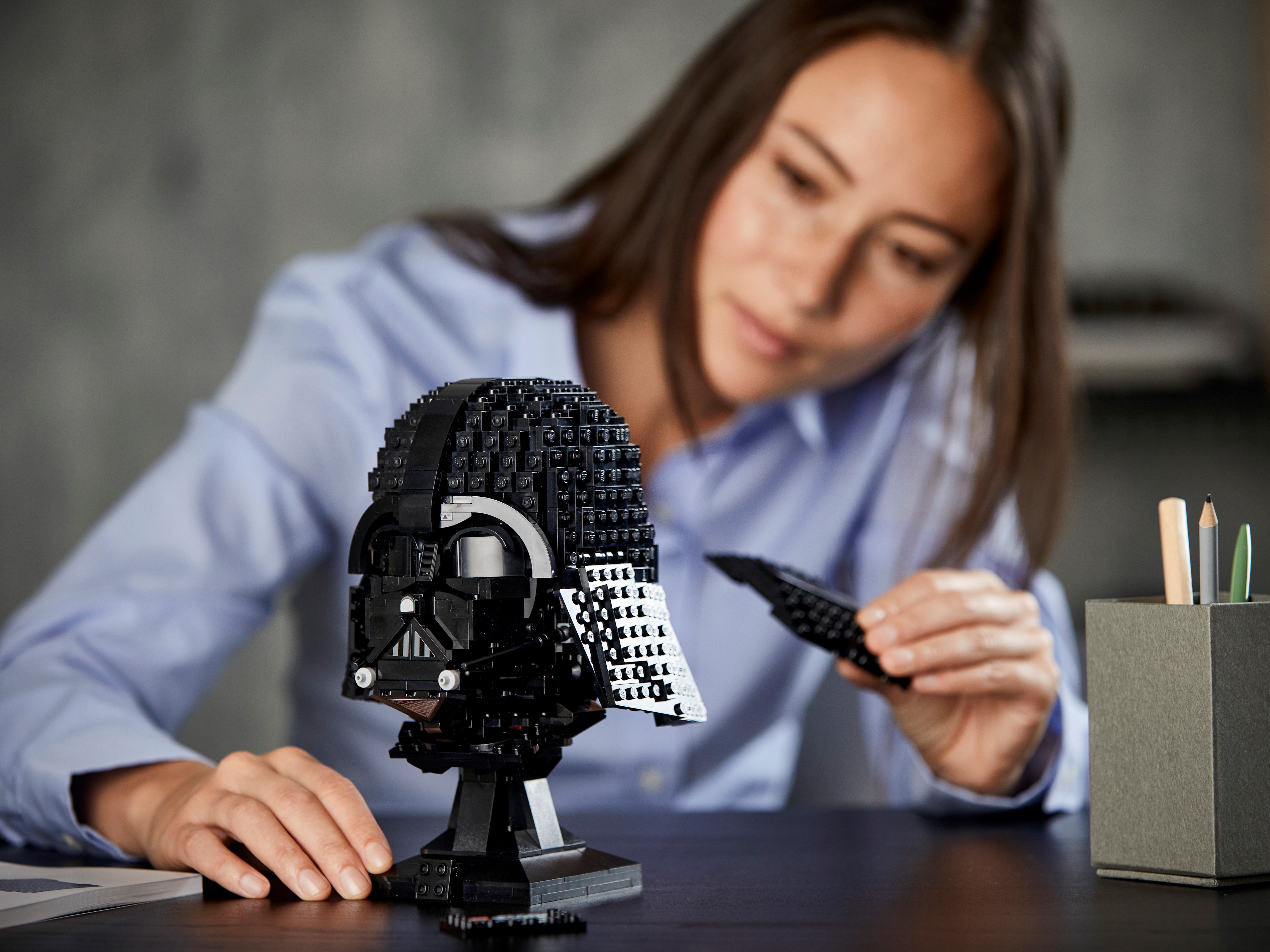 LEGO Star Wars Darth Vader Helmet 75304 Set, Mask Display Model