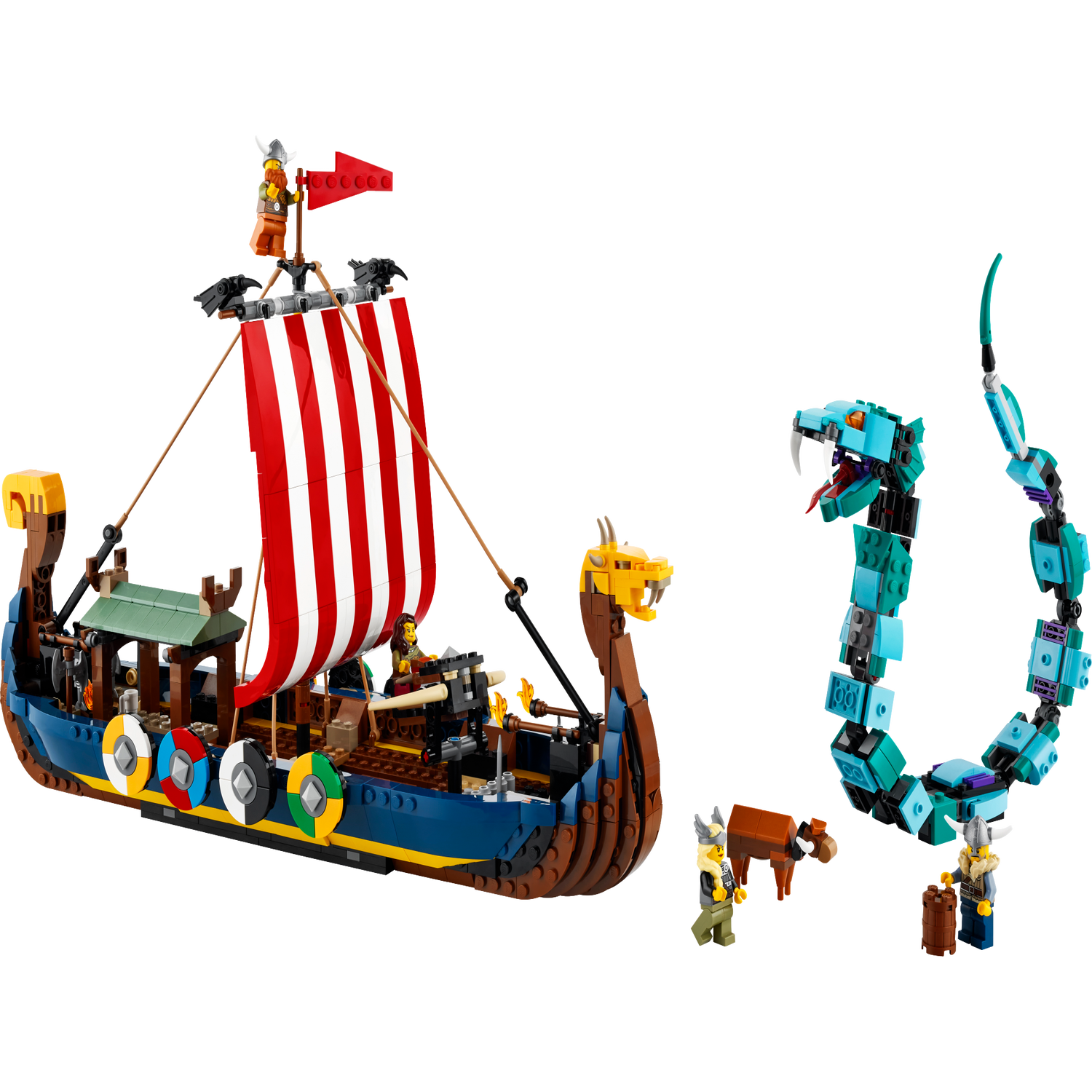 Roman goochelaar jaloezie Viking Ship and the Midgard Serpent 31132 | Creator 3-in-1 | Buy online at  the Official LEGO® Shop US