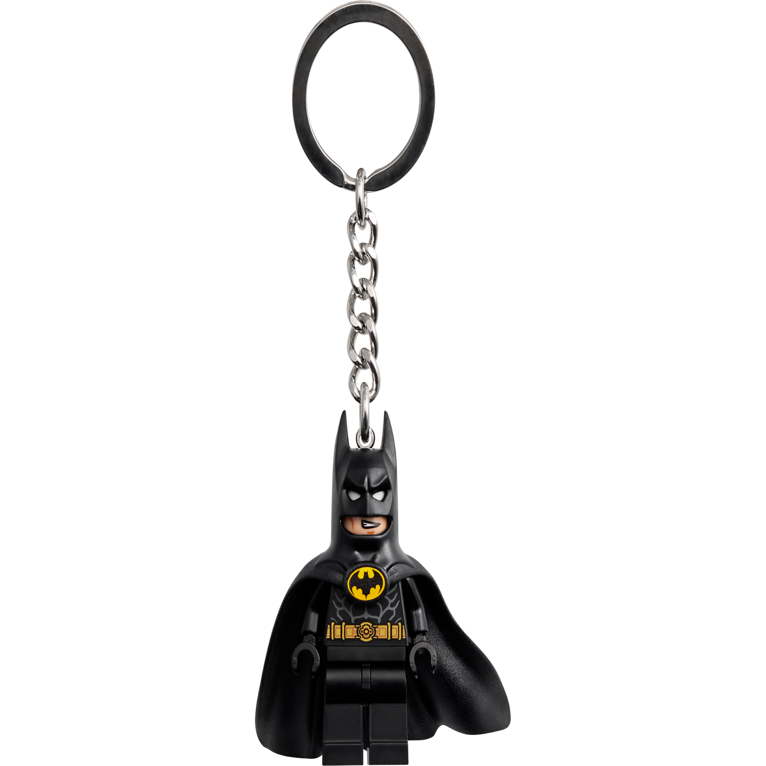 LEGO DC 1989 Batman Minifigure Keychain Metal Key Ring Set 854235 (NEW 2023)