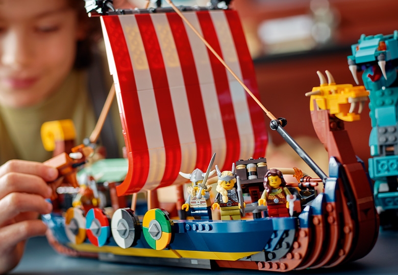 Lego discount viking longboat