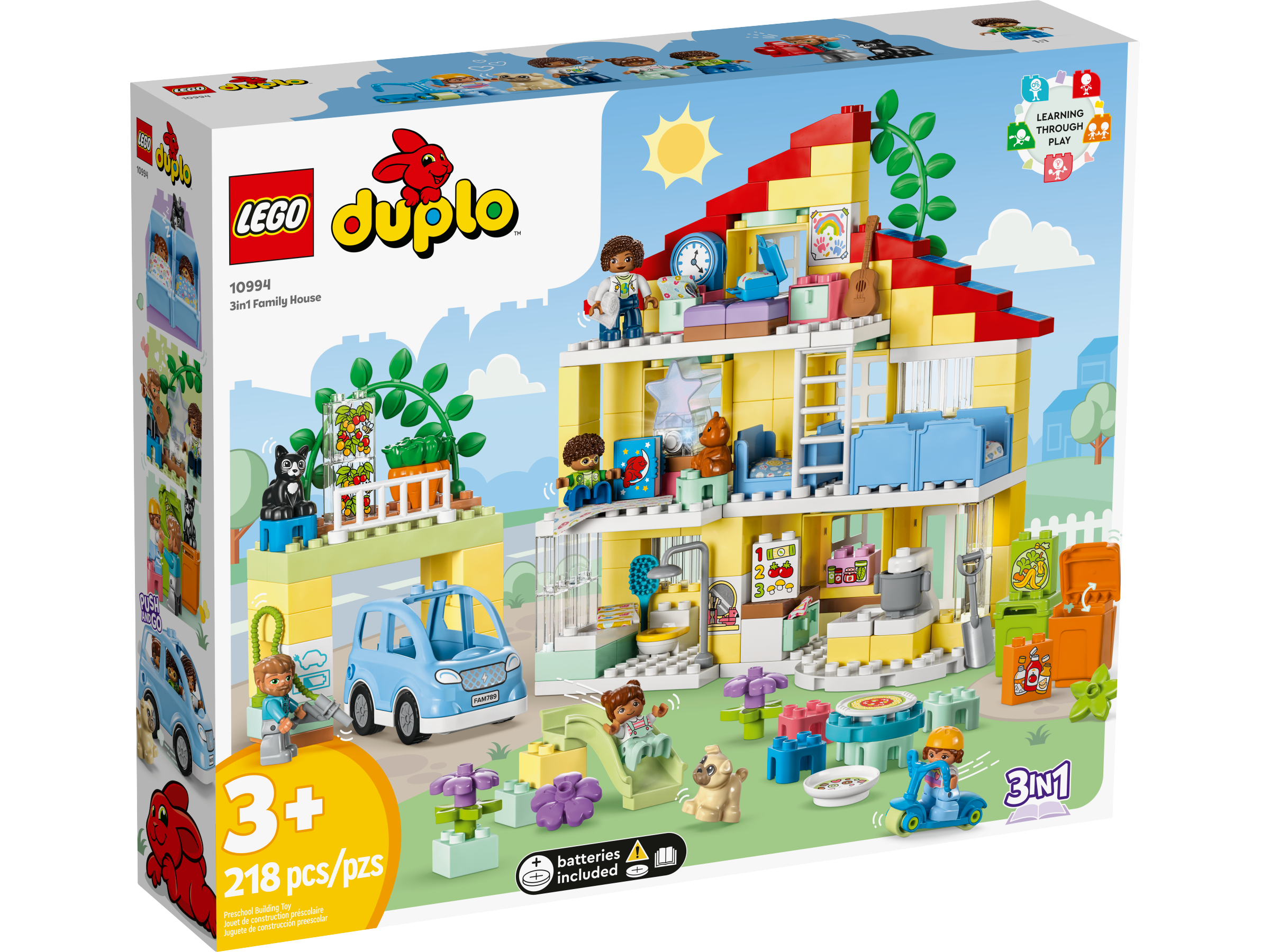  LEGO DUPLO Town 3 en 1 Family House 10994 - Juego de