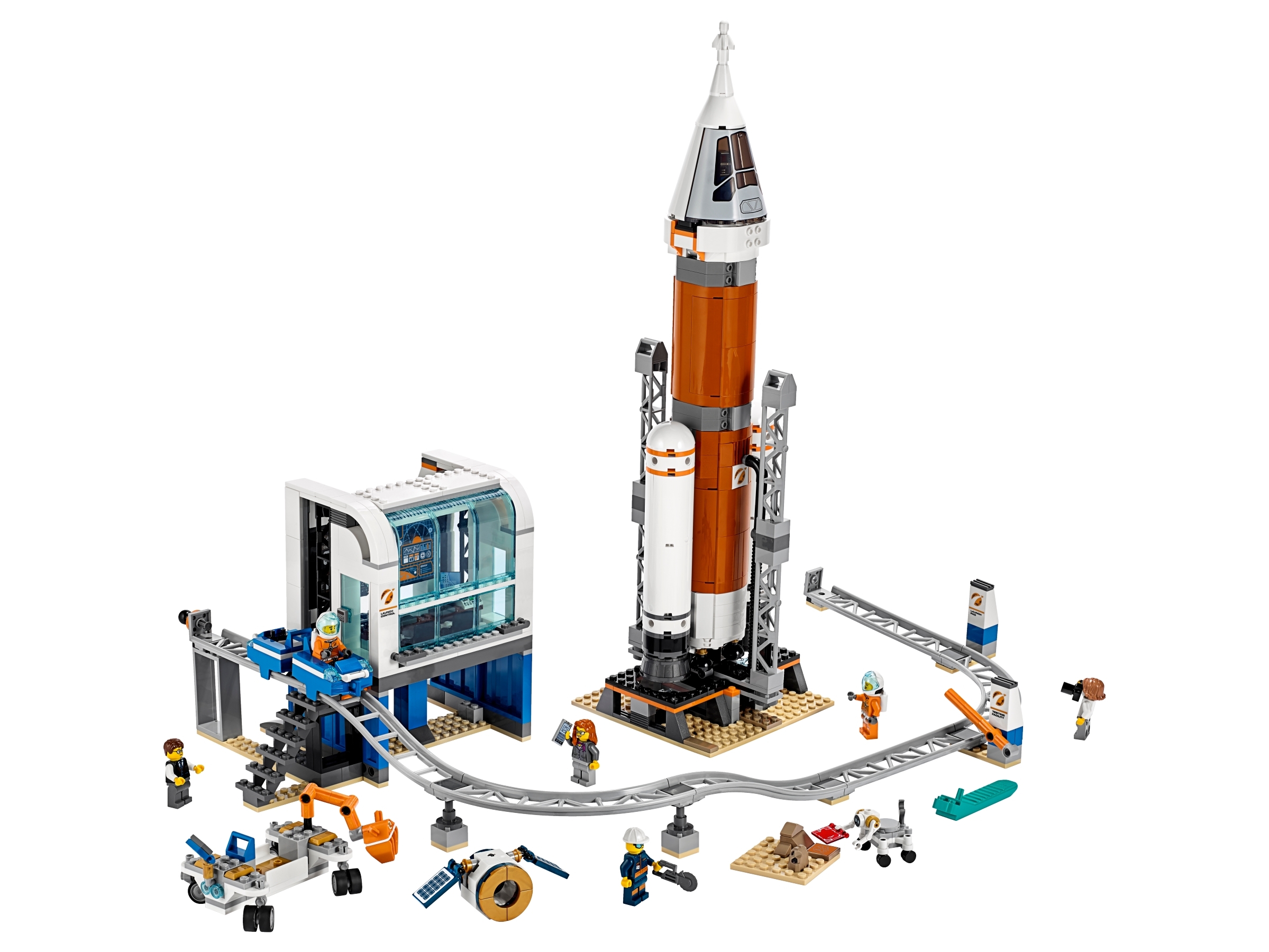 easy lego rocket ship