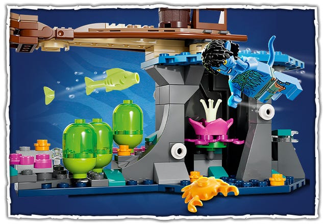 LEGO Avatar 2 Hogar en el Arrecife de los Metkayina 75578 — Distrito Max