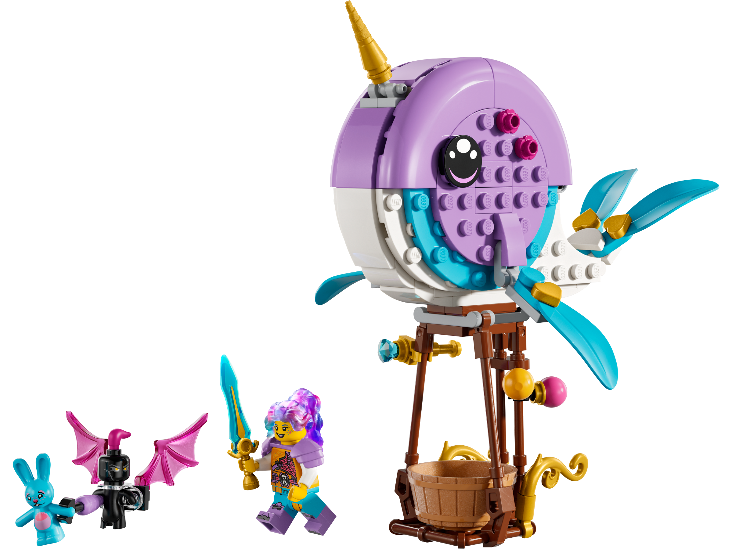 Izzie's Narwhal Hot-Air Balloon 71472 | LEGO® DREAMZzz™ | Buy