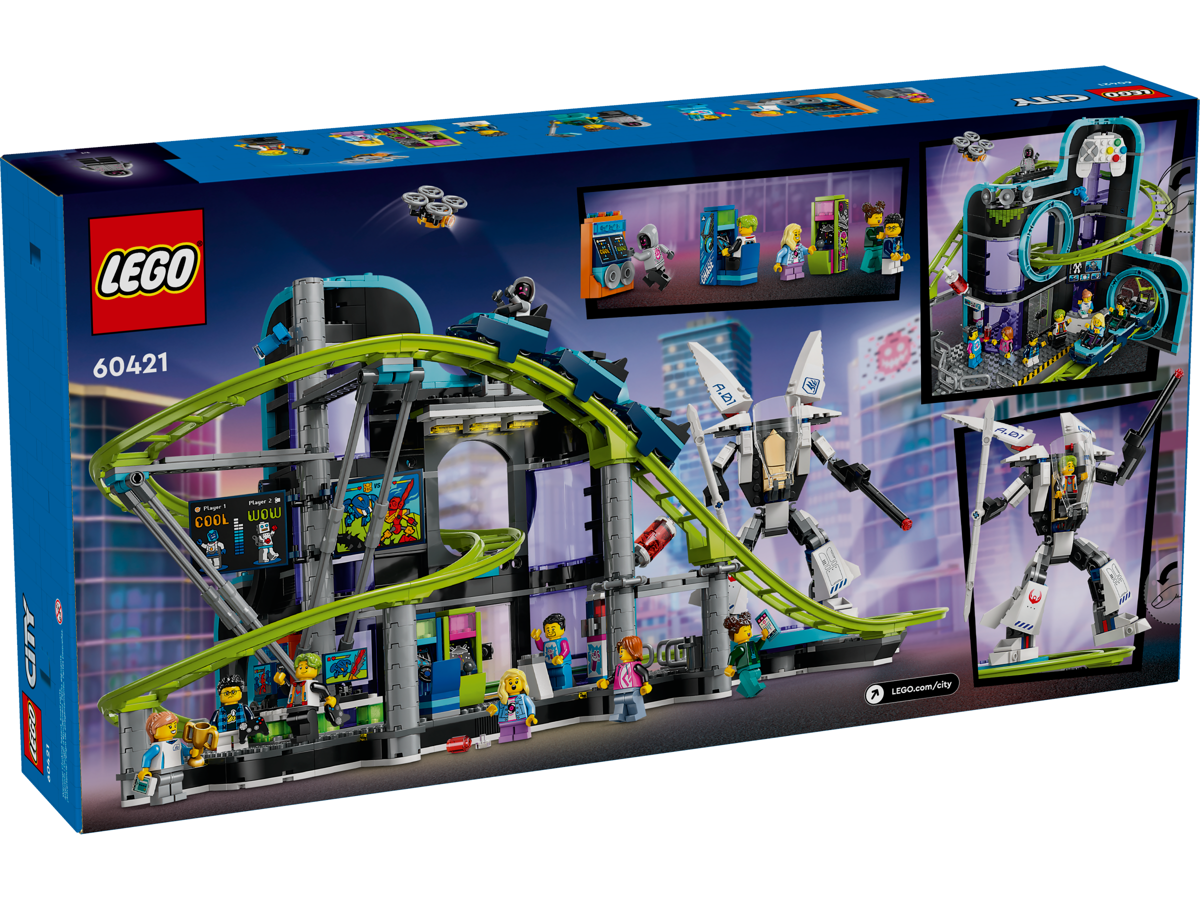 Lego minecraft shops roller coaster