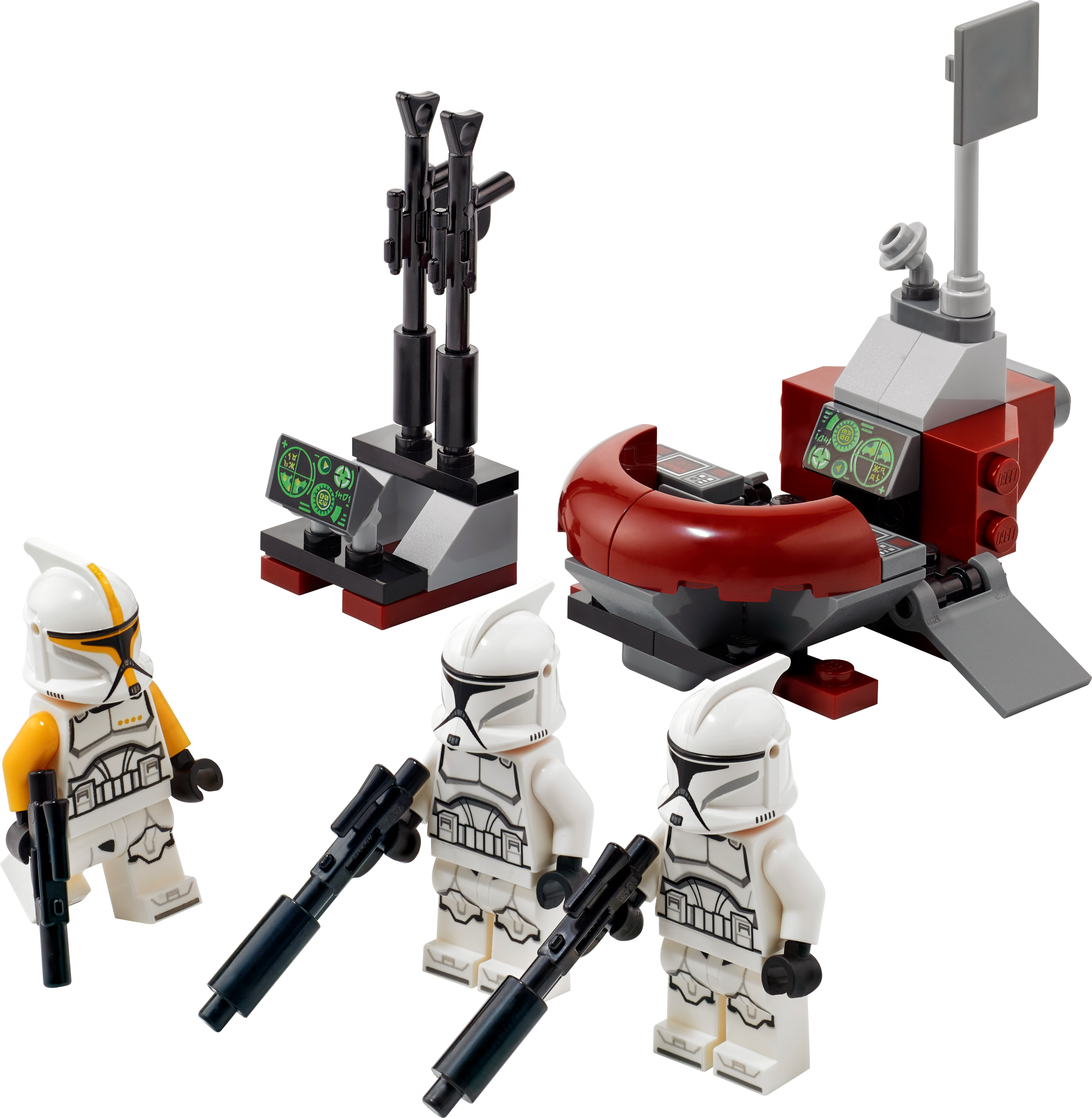 Momentum hoek sectie Clone Trooper™ commandocentrum 40558 | Star Wars™ | Officiële LEGO® winkel  NL