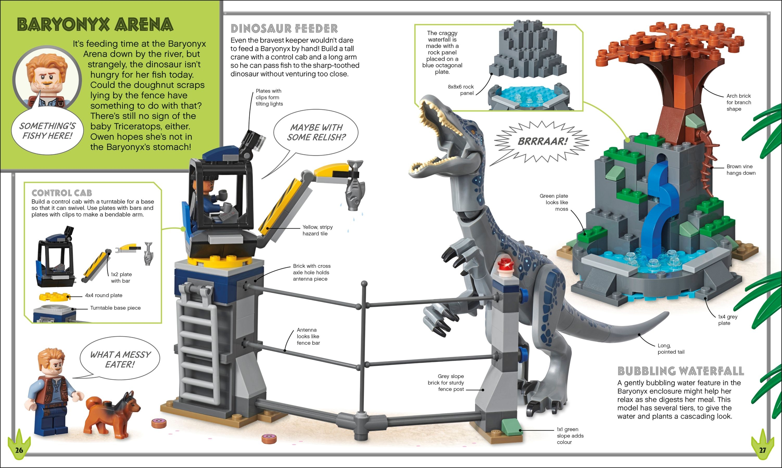Lego Jurassic World Build Your Own Adventure Book and Building Toy