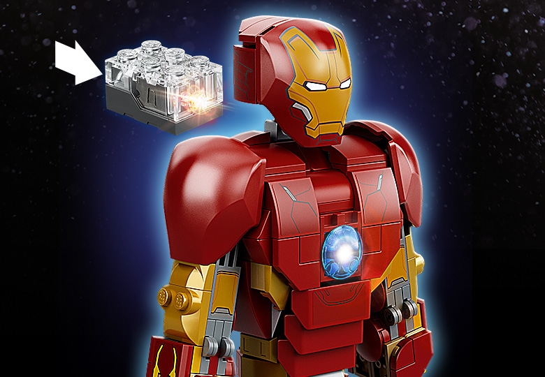 Lego iron store man big figure