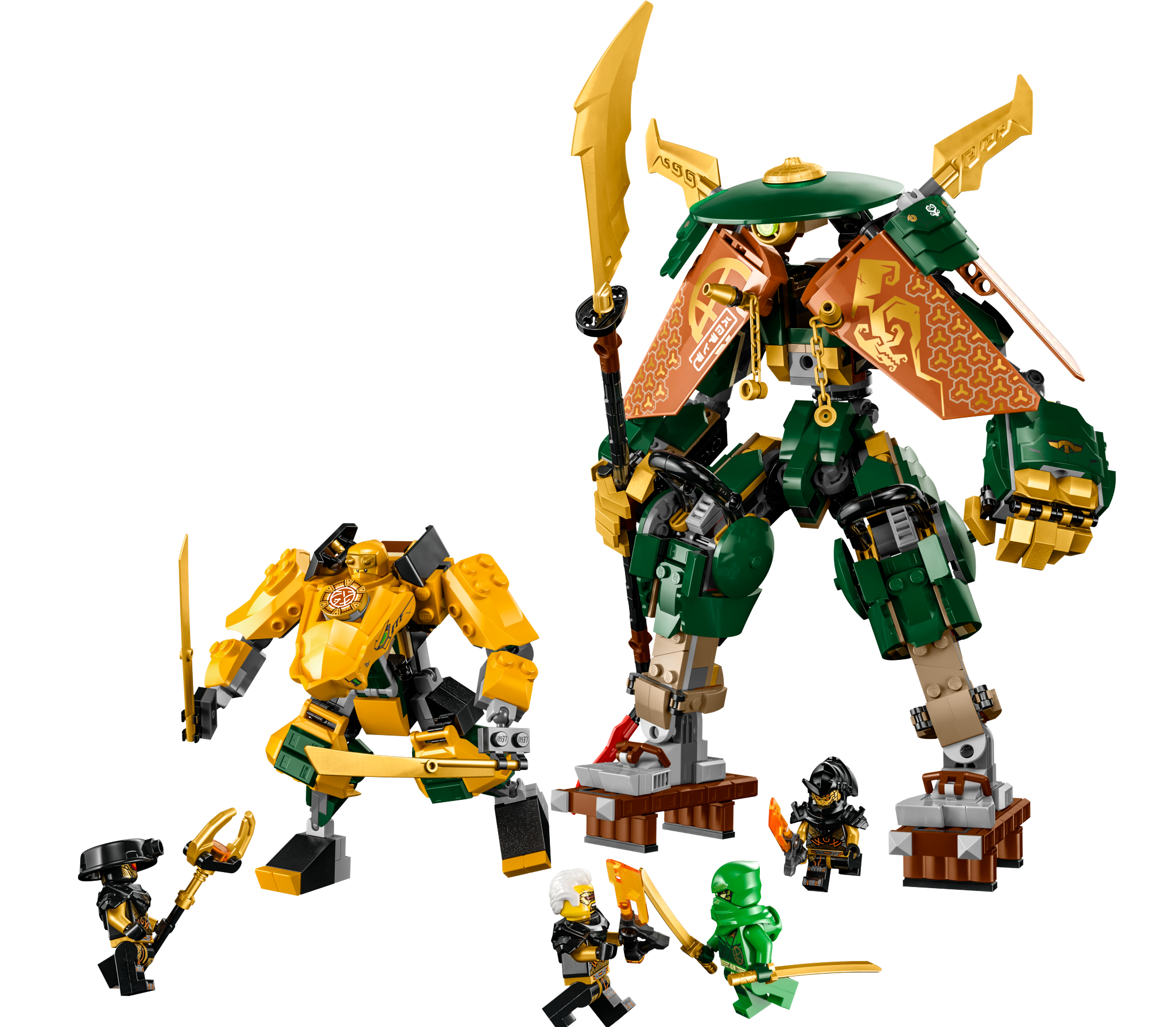 LEGO NINJAGO 71794 - L'Équipe de Robots des Ninjas Lloyd et Arin