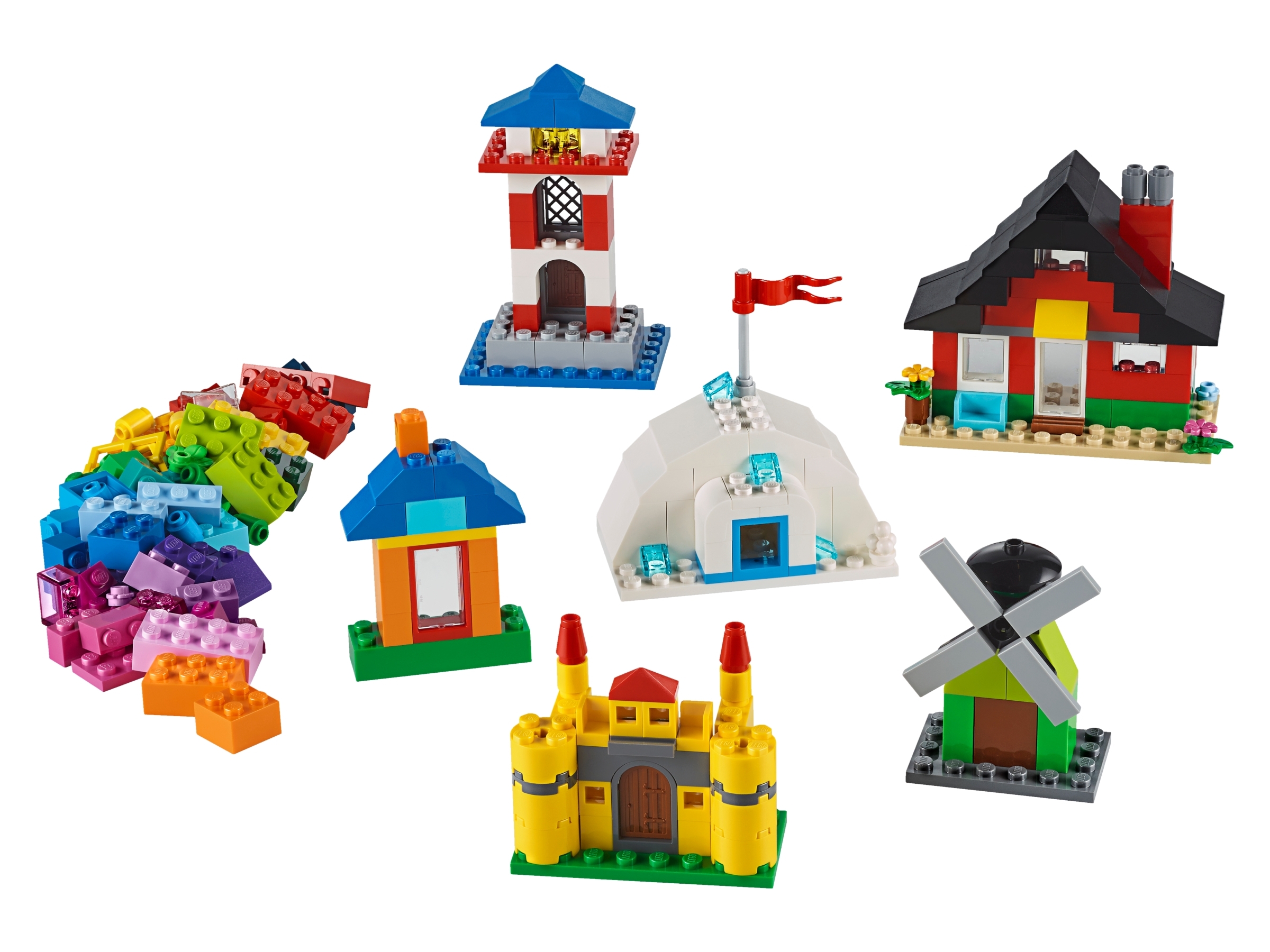 Luxe Vochtig Site lijn Stenen en huizen 11008 | Classic | Officiële LEGO® winkel BE