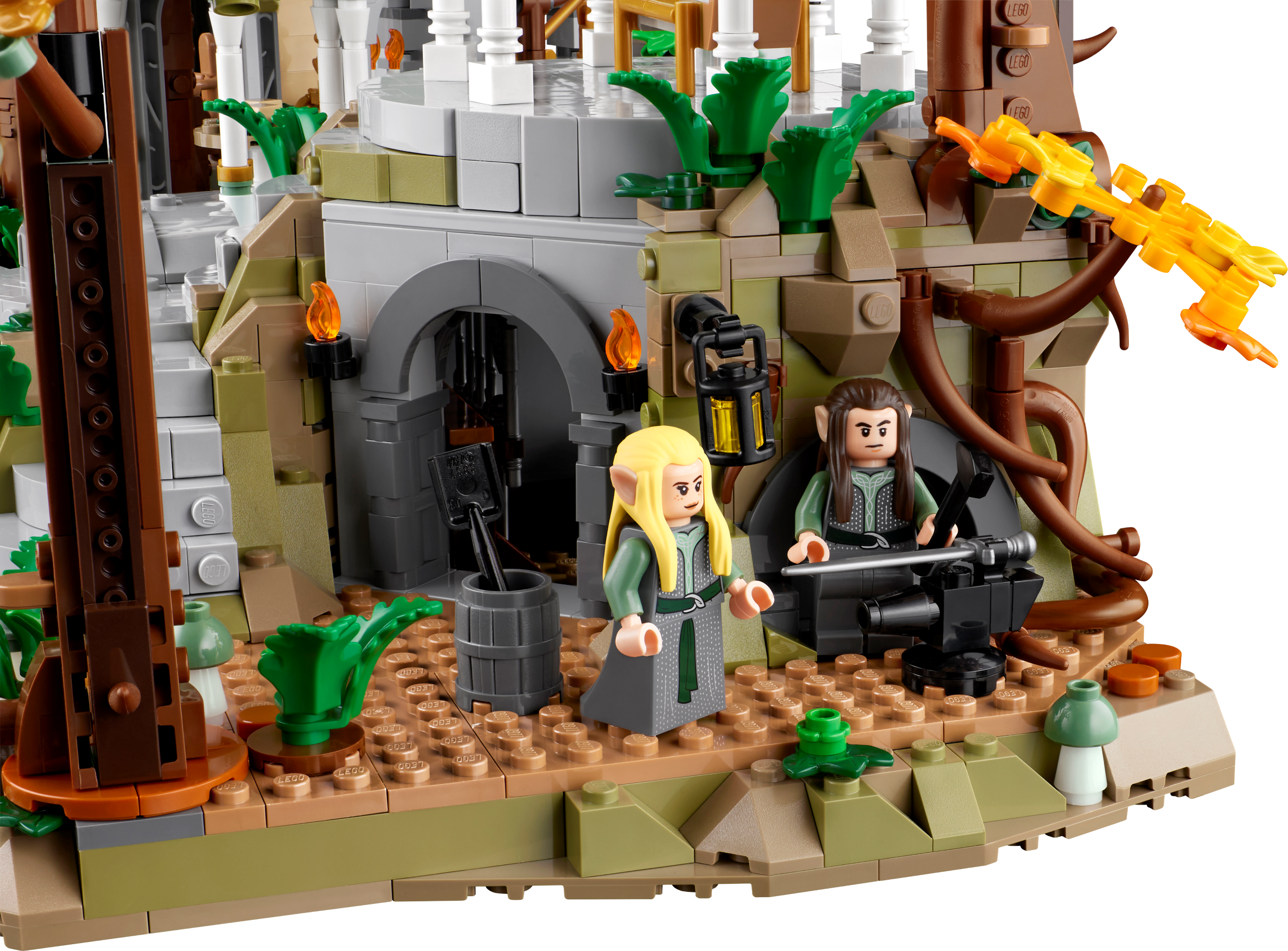 Lego Lord of the Rings Rivendell Custom UV Printed Clear Window 1