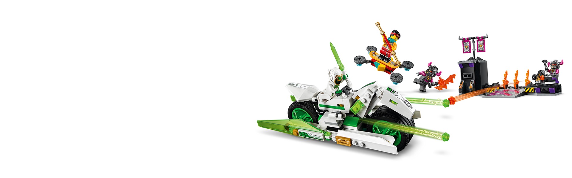 White Dragon Horse Bike 80006 | Monkie Kid™ | Buy online at the Official  LEGO® Shop CA