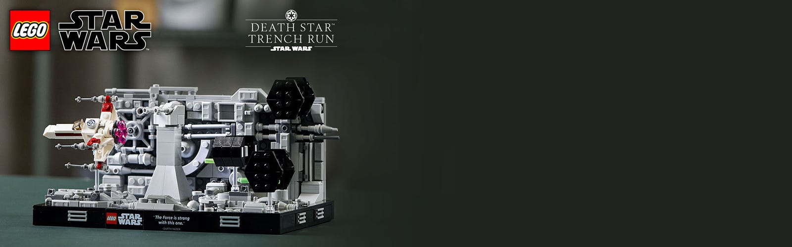 Death Star™ Trench Run Diorama 75329, Star Wars™