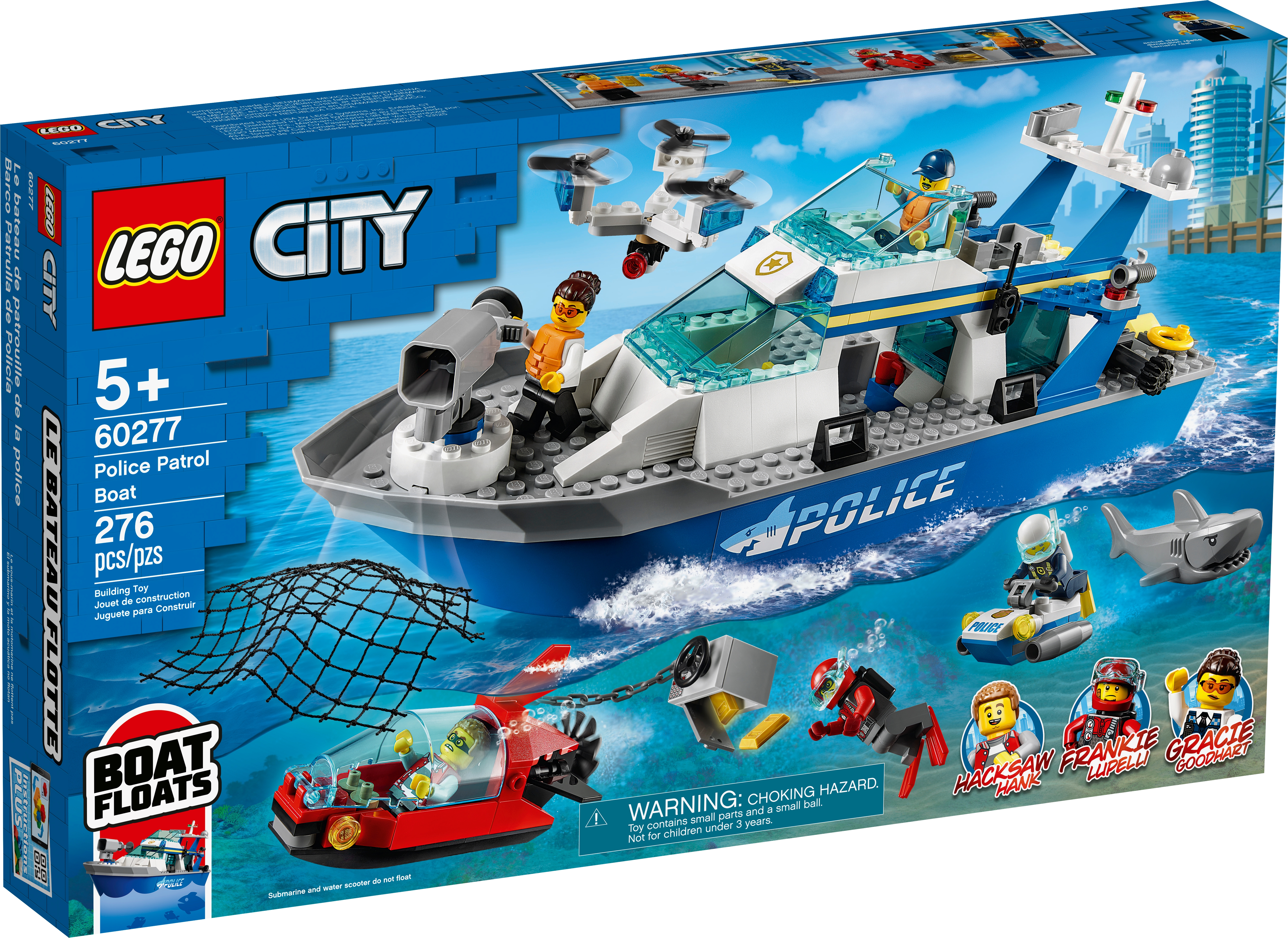 Patrol Boat 60277 | City | Buy online at the Official LEGO® Shop US