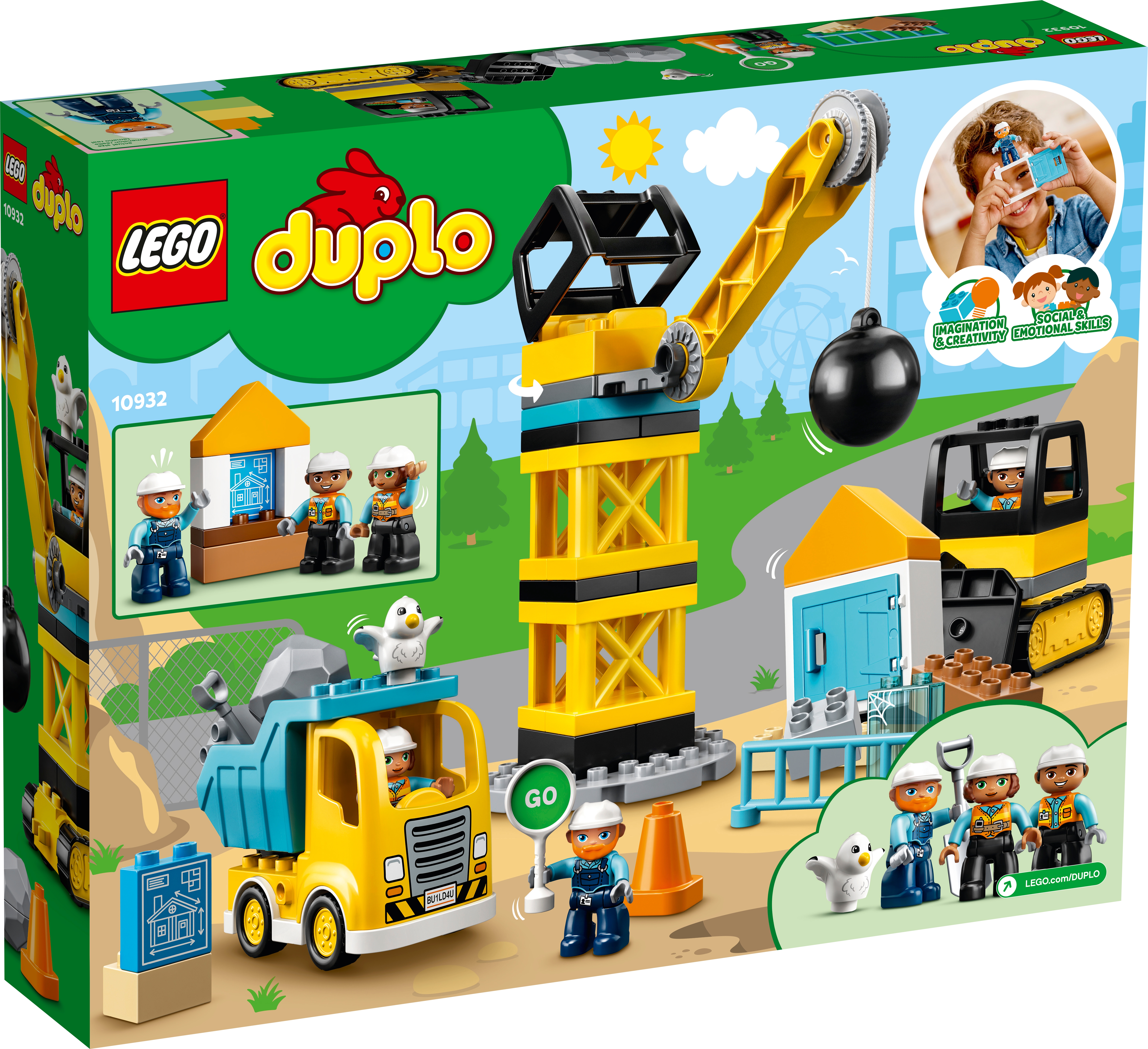 Wrecking Ball Demolition 10932 | DUPLO® | Buy online at the Official LEGO® Shop