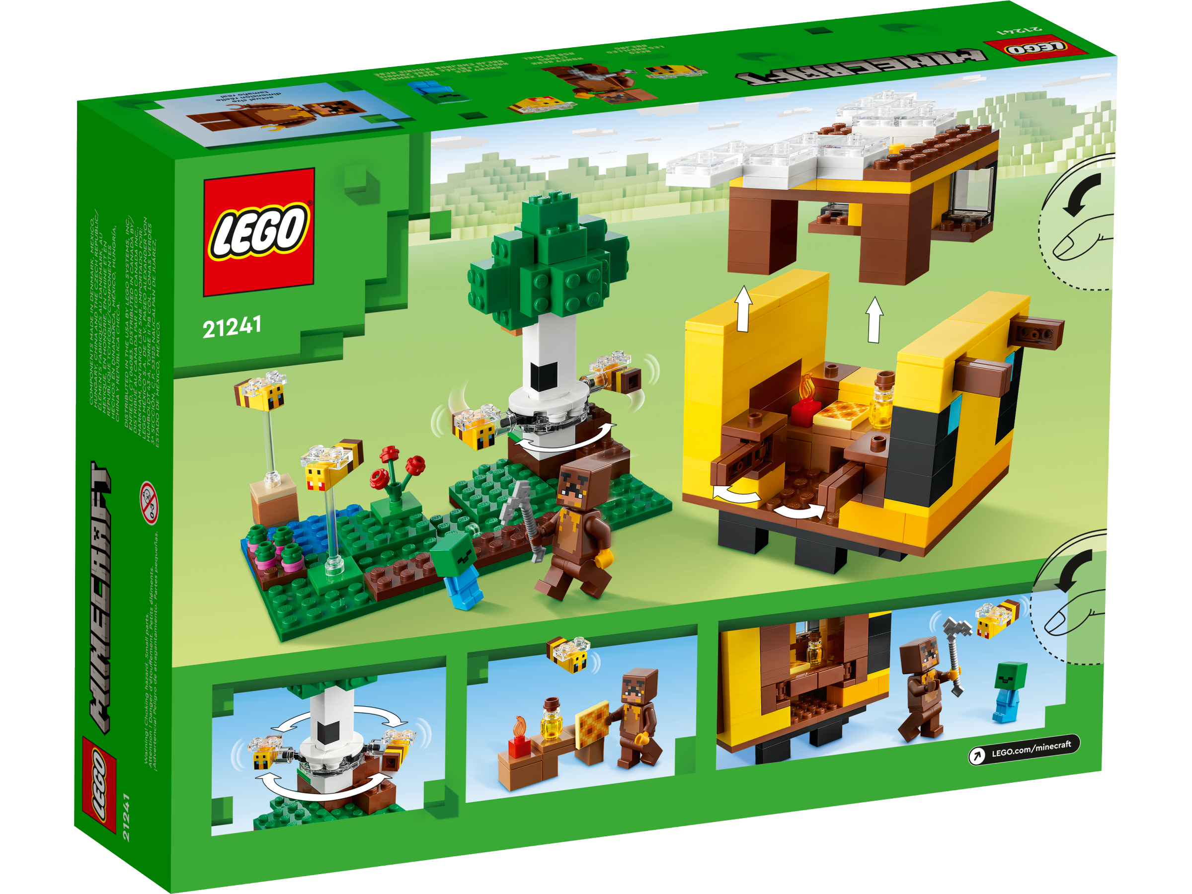 online LEGO® Buy 21241 Bee Shop Minecraft® | | the The Cottage at Official US
