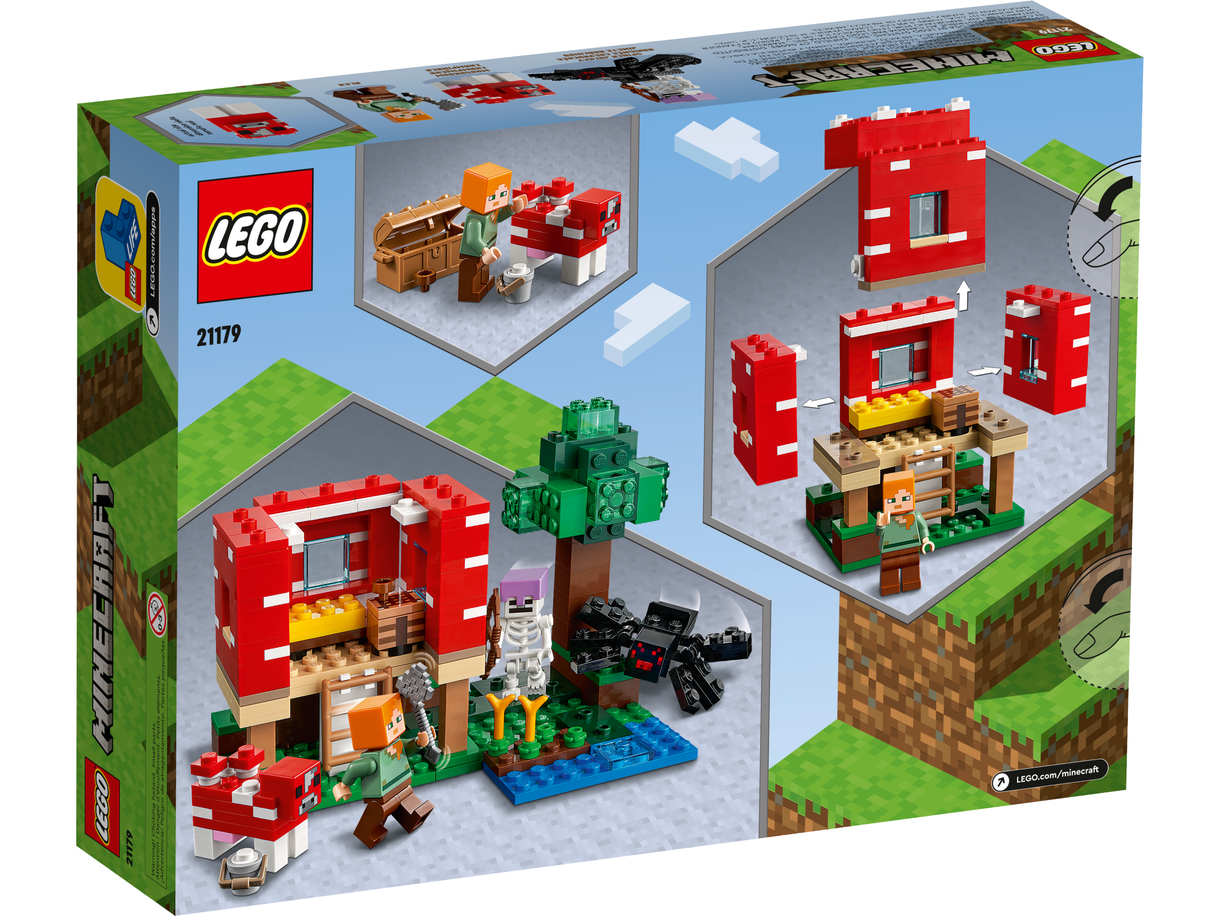 The Mushroom House 21179 | LEGO® at Minecraft® Shop Buy | Official US the online