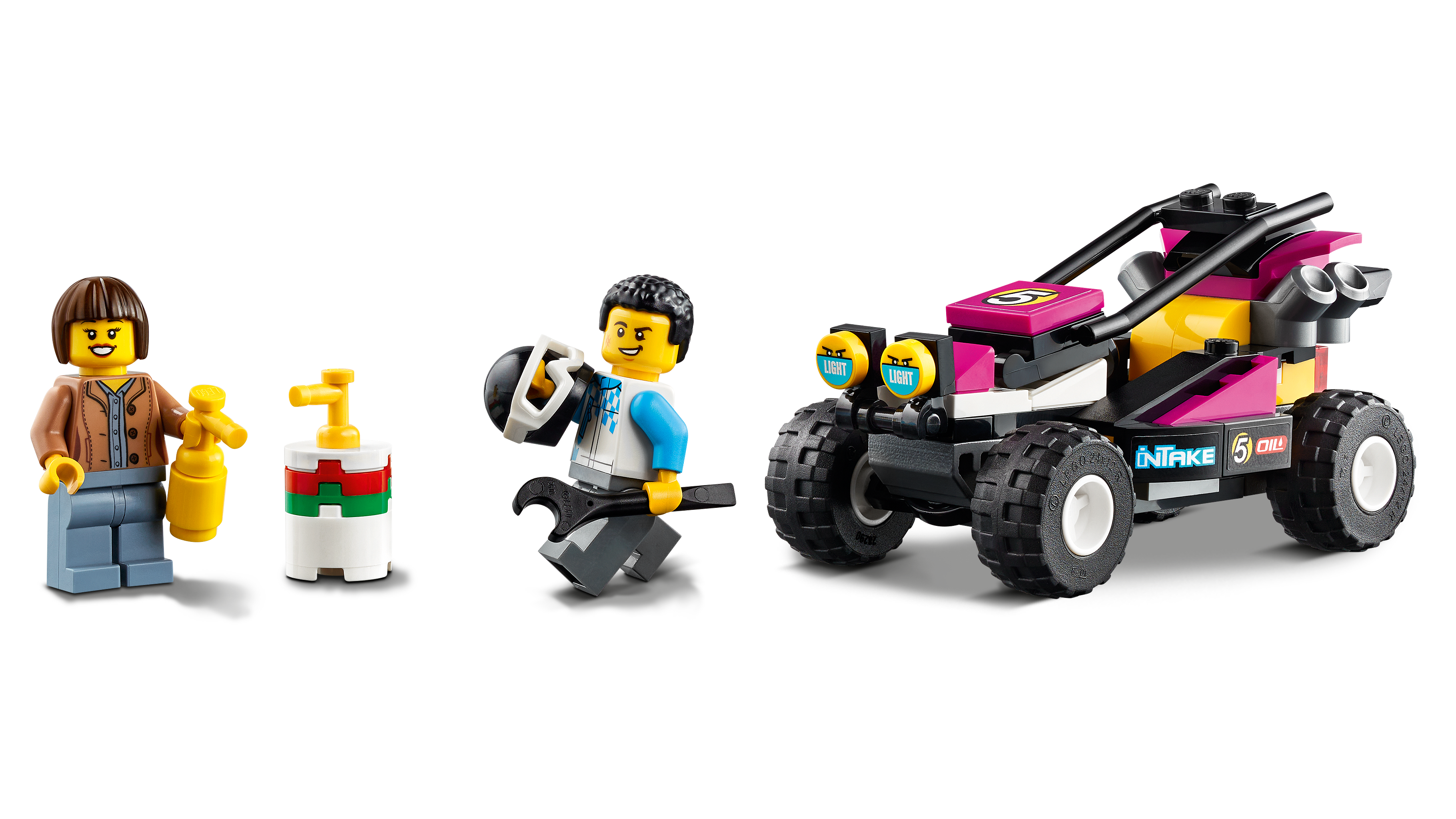 LEGO 60288 City Le Transport du Buggy de Course, Camion Jouet avec remorque  et Voiture de Course Baja dirigeable A57 - Cdiscount Jeux - Jouets