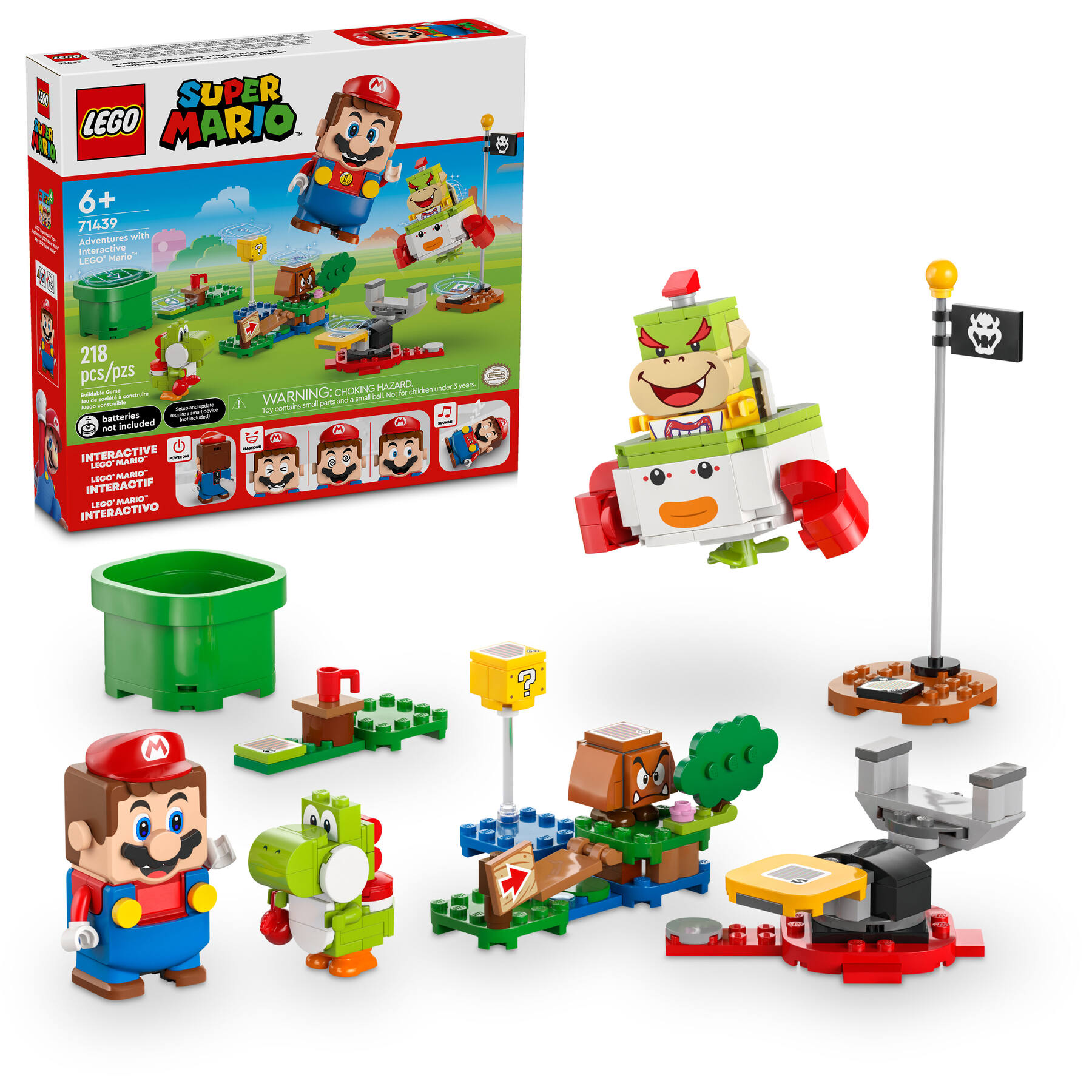 Super mario lego video game sale