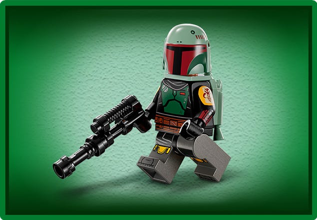 Fett\'s LEGO® Buy | Wars™ Shop the Star US Microfighter Boba Official 75344 Starship™ | at online