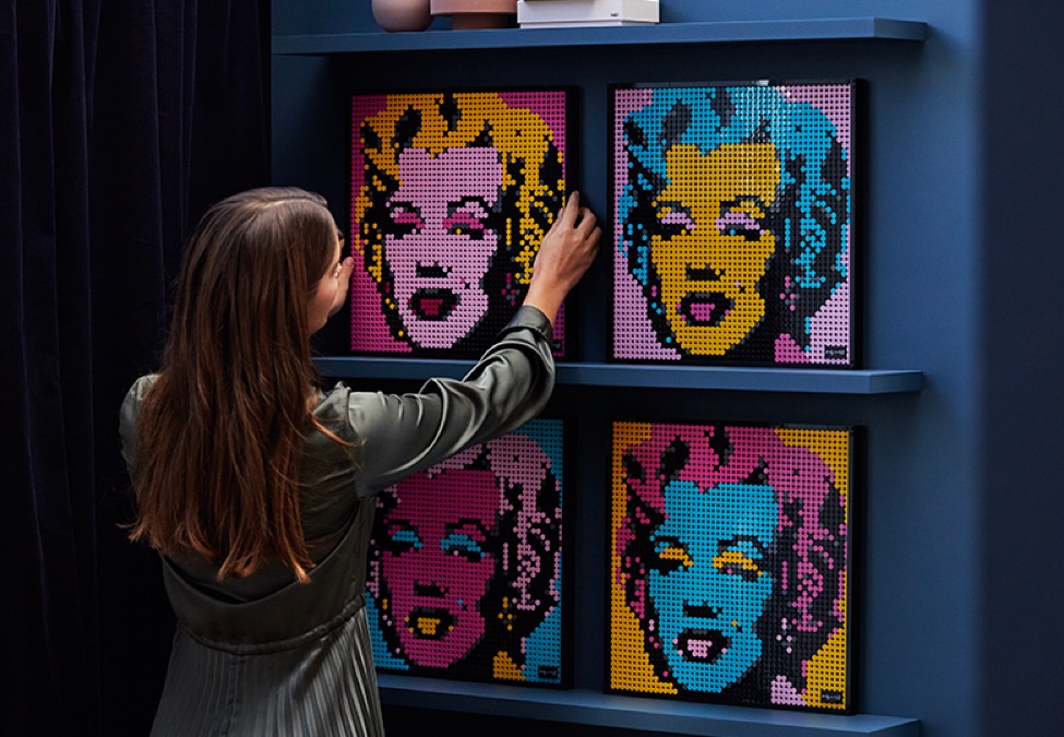 Andy Warhol's Marilyn Monroe 31197 | Art | Buy online at the Official LEGO®  Shop GB