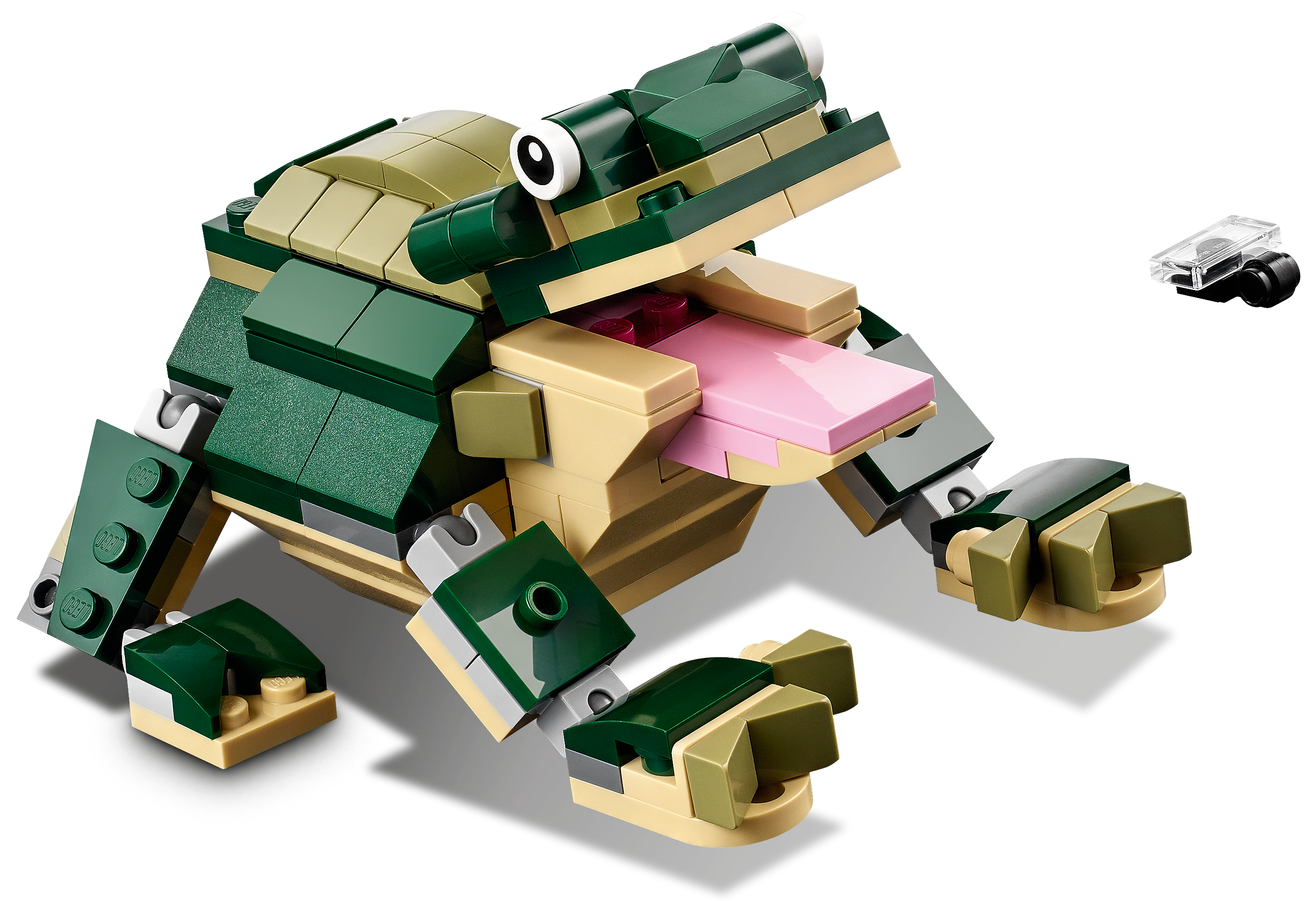 LEGO Creator 3in1 Crocodile 31121 Building Toy Featuring Wild Animal Toys,  for ages 7+, (454 Pieces)