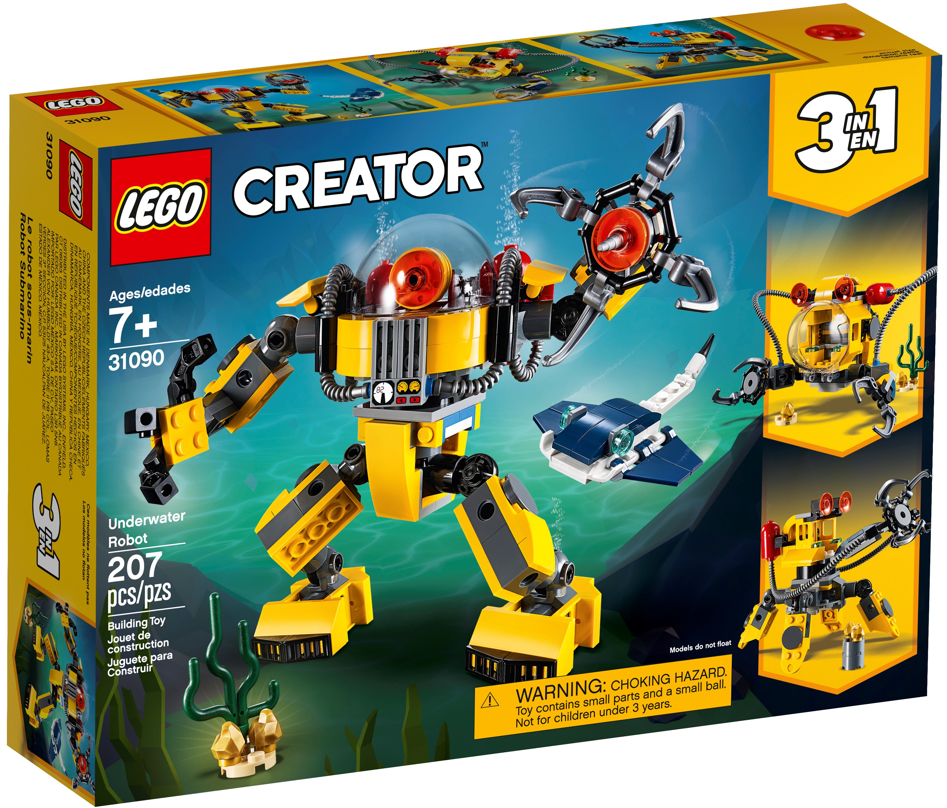 lego creator underwater robot 31090