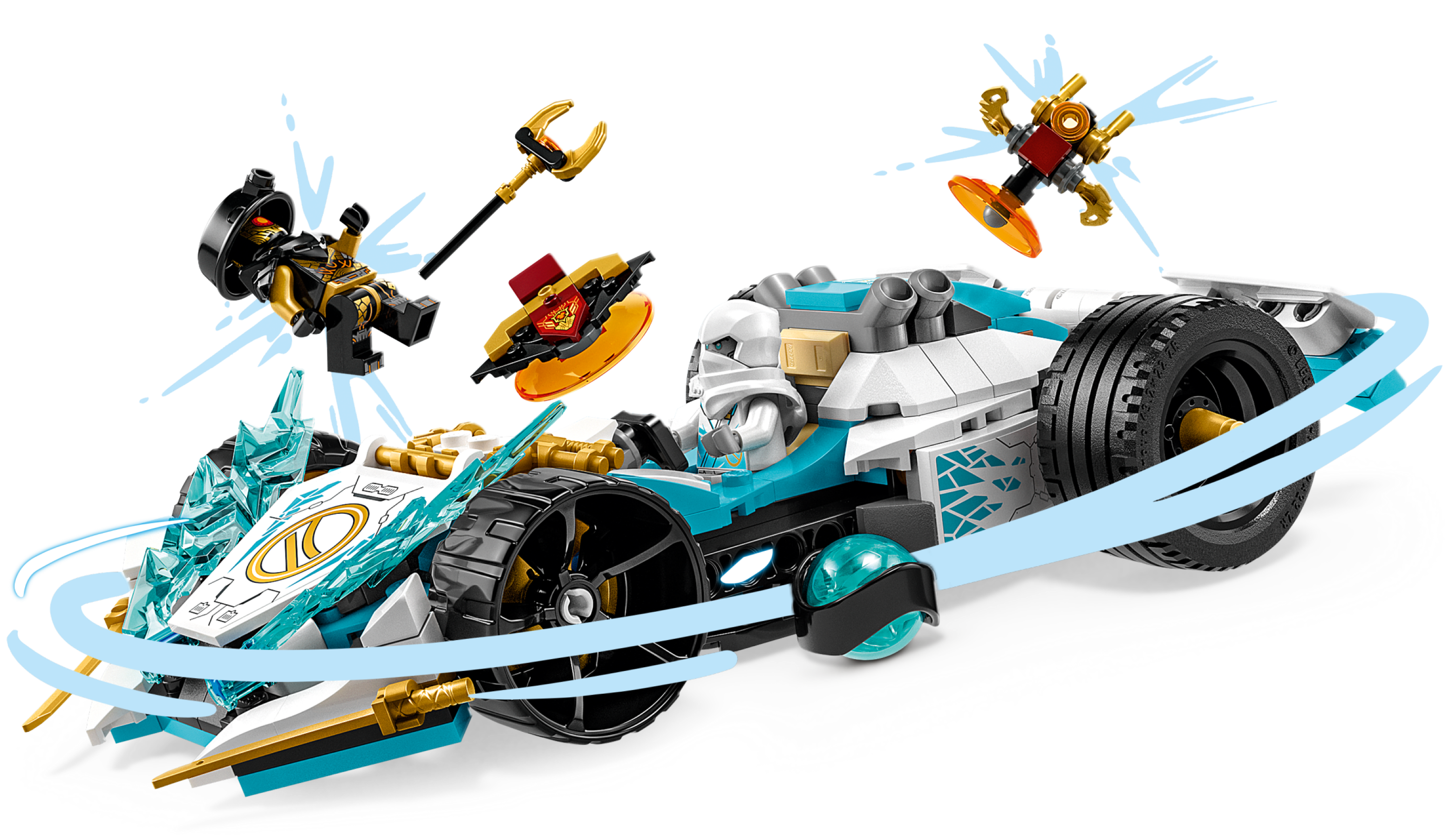 LEGO® Ninjago La voiture de course Spinjitzu de Zane Dragon