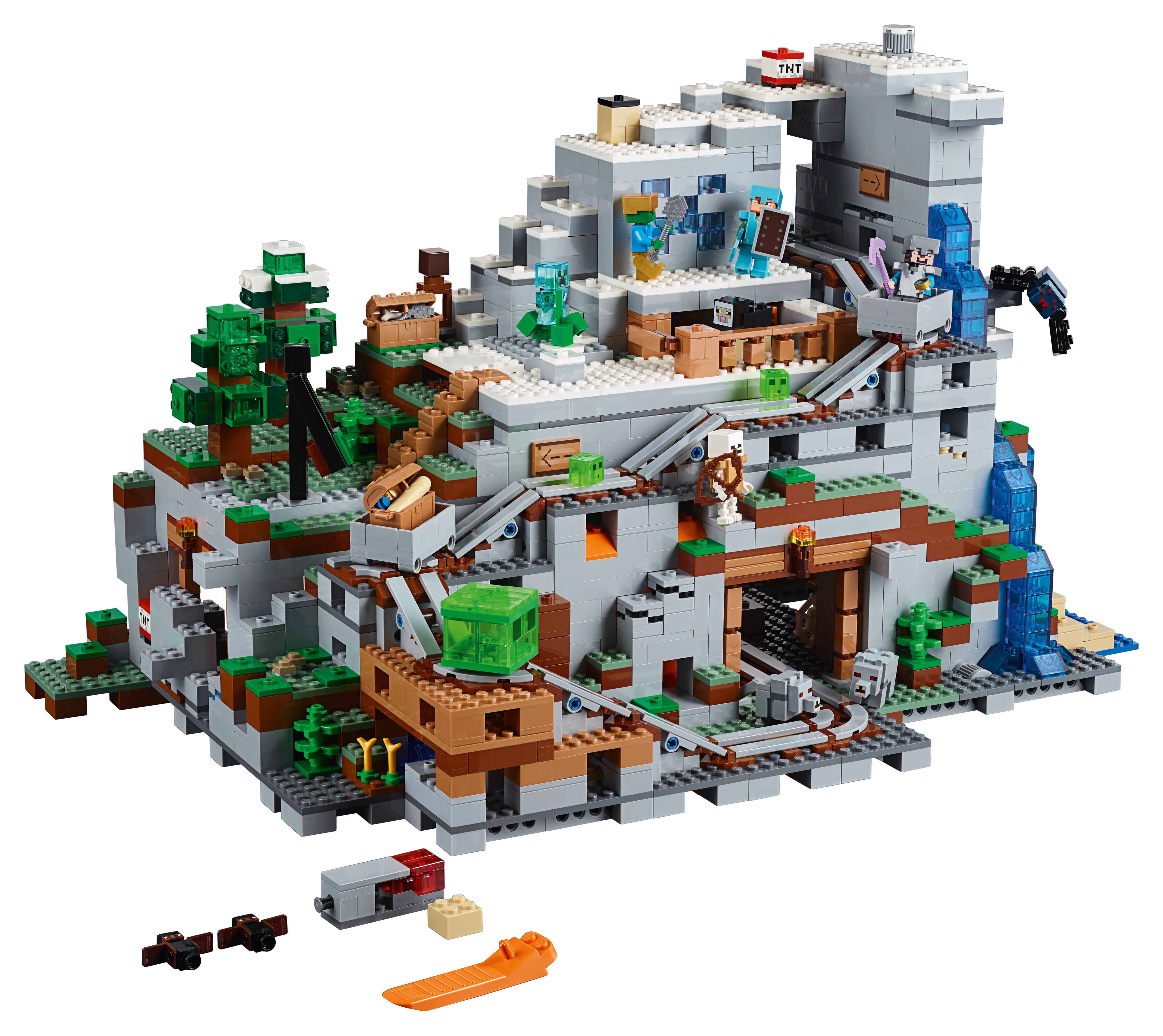 The Mountain Cave Minecraft Buy Online At The Official Lego Shop Us