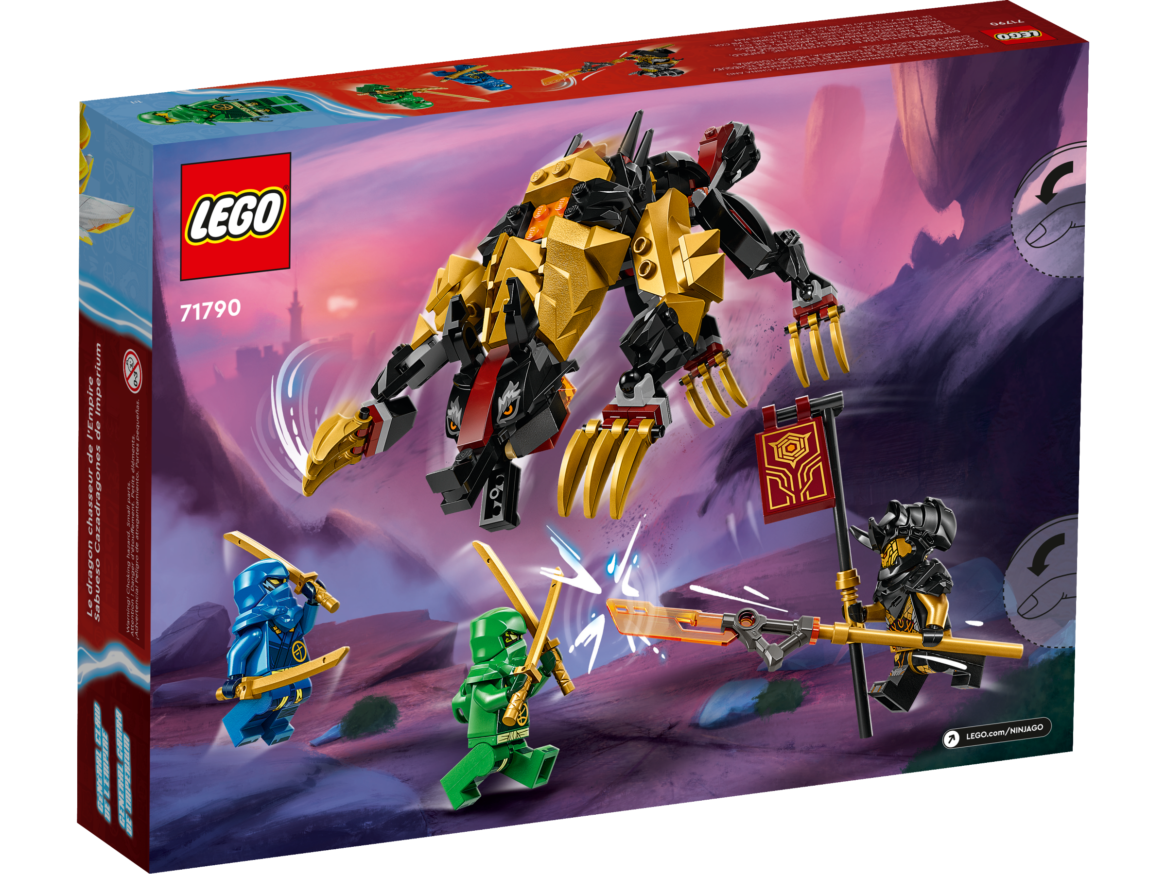 LEGO NINJAGO 71790 Imperium Dragon Hunter Hound Building Playset