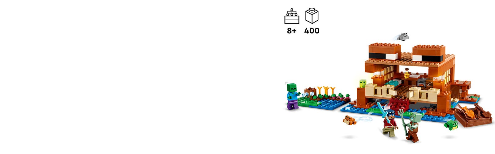 The Frog House 21256 | Minecraft® | Buy online at the Official LEGO® Shop GB