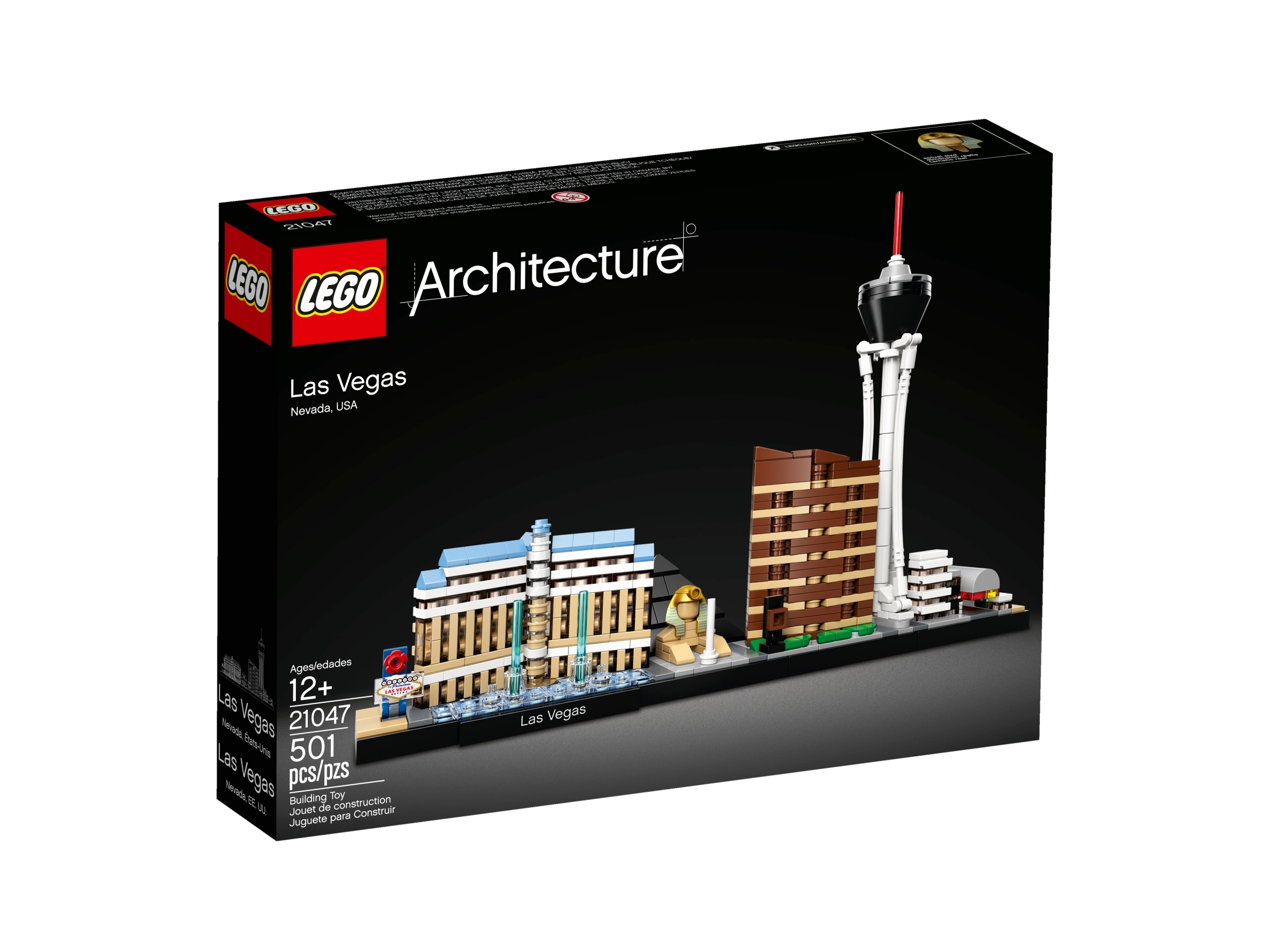 GEAMENT LED Light Kit for Architecture Skyline Collection Las Vegas - Compatible with Lego 21047 Building Model (Lego Set Not Included)