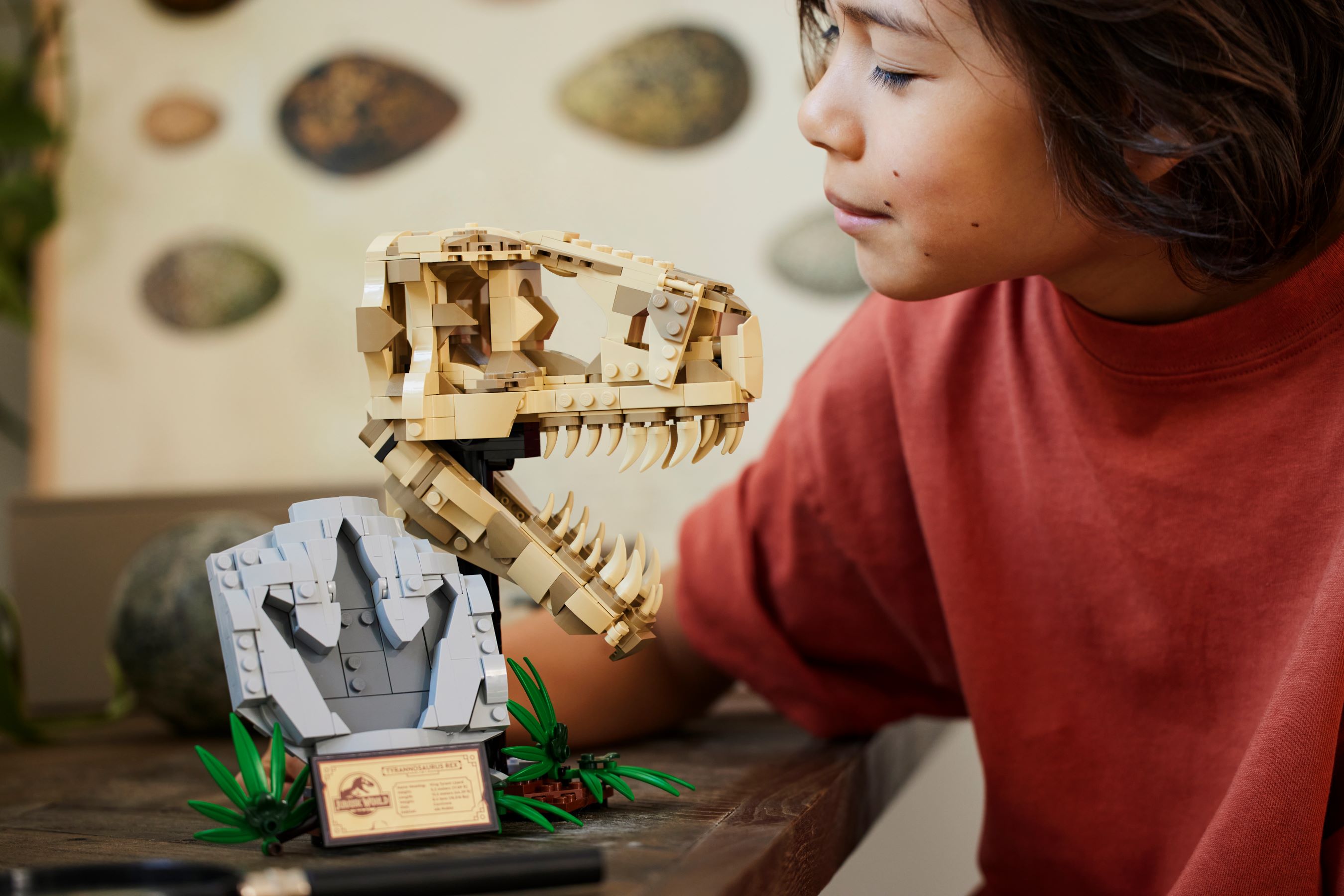 Lego Jurassic World - Les fossiles de dinosaures: le crâne du T. rex,  Jouets de construction 76964