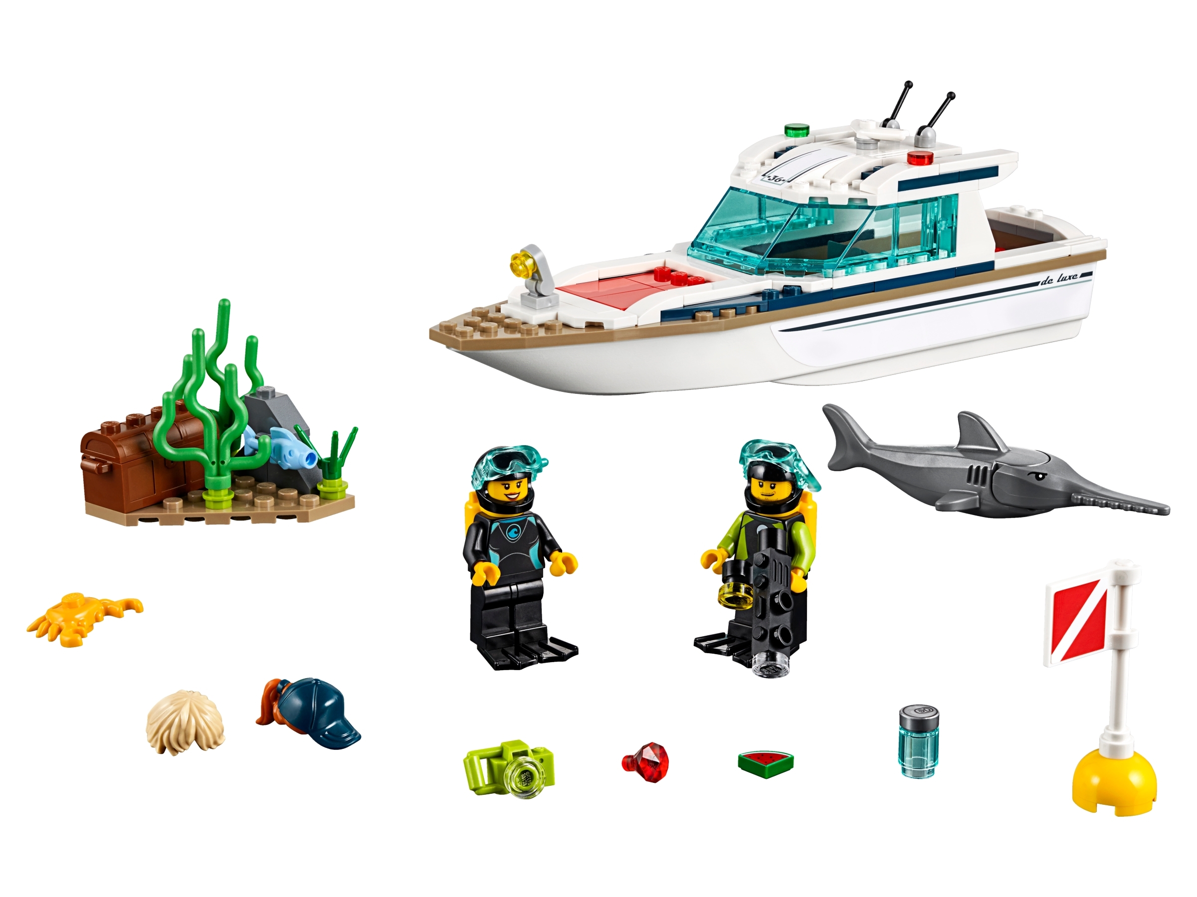 lego 60221 diving yacht
