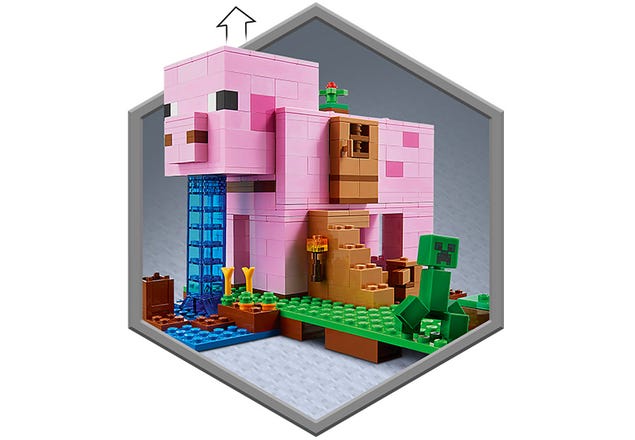 The Pig House at Official the 21170 LEGO® online | US | Buy Shop Minecraft®