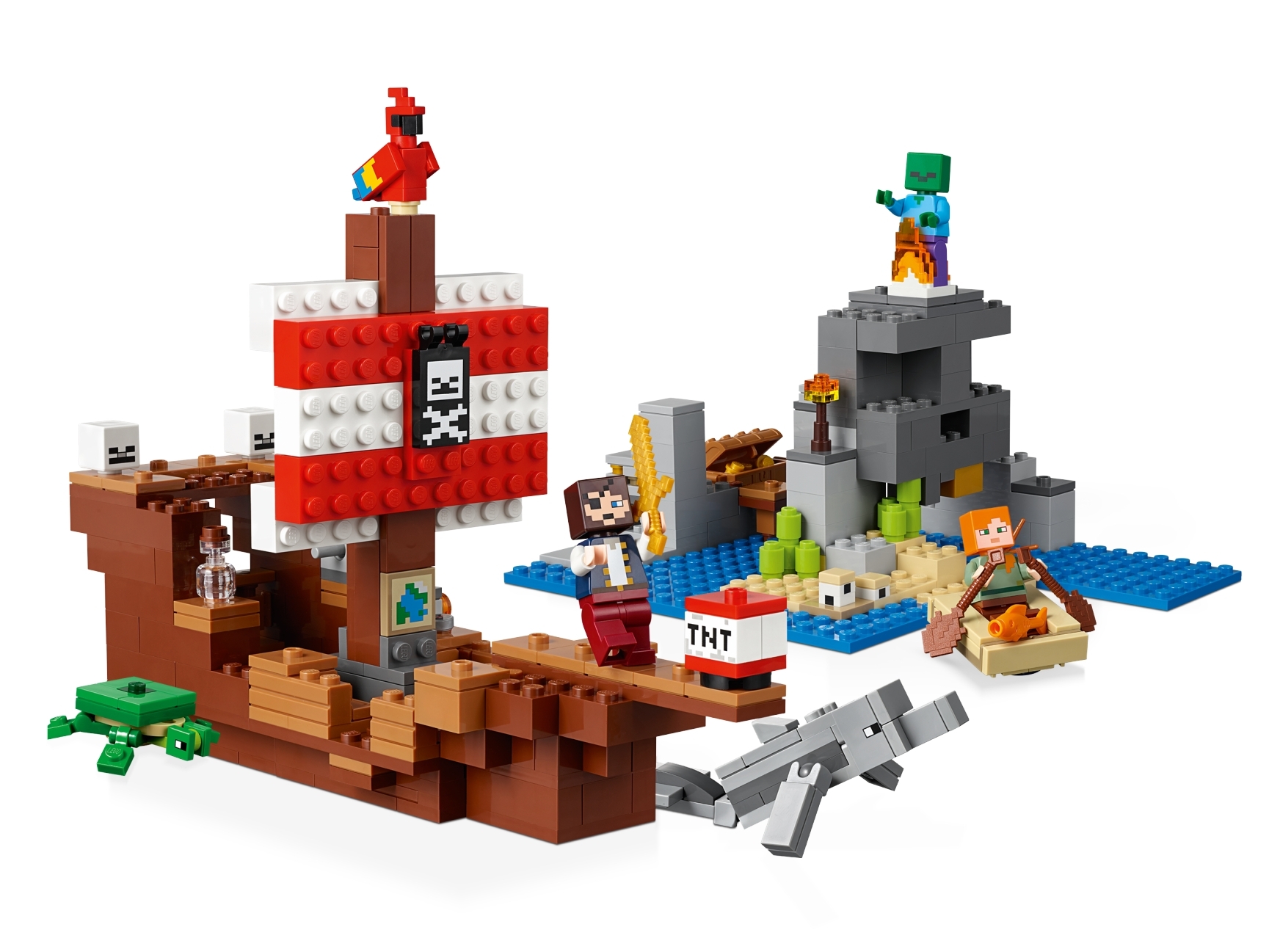 The Pirate Ship Adventure 21152, Minecraft®