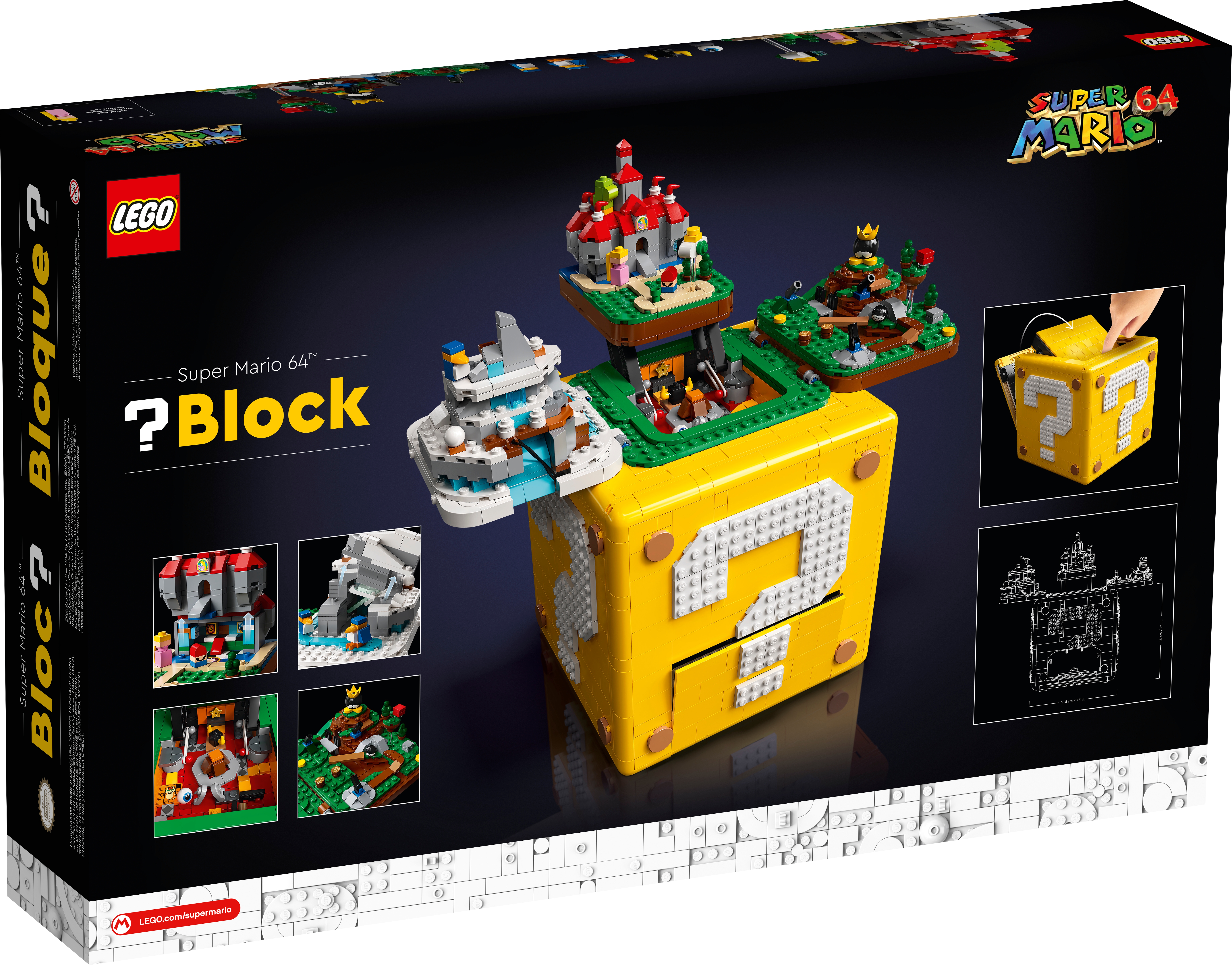 Super Mario 64™ Question Mark Block 71395 | LEGO® Super Mario™ | Buy online  at the Official LEGO® Shop GB