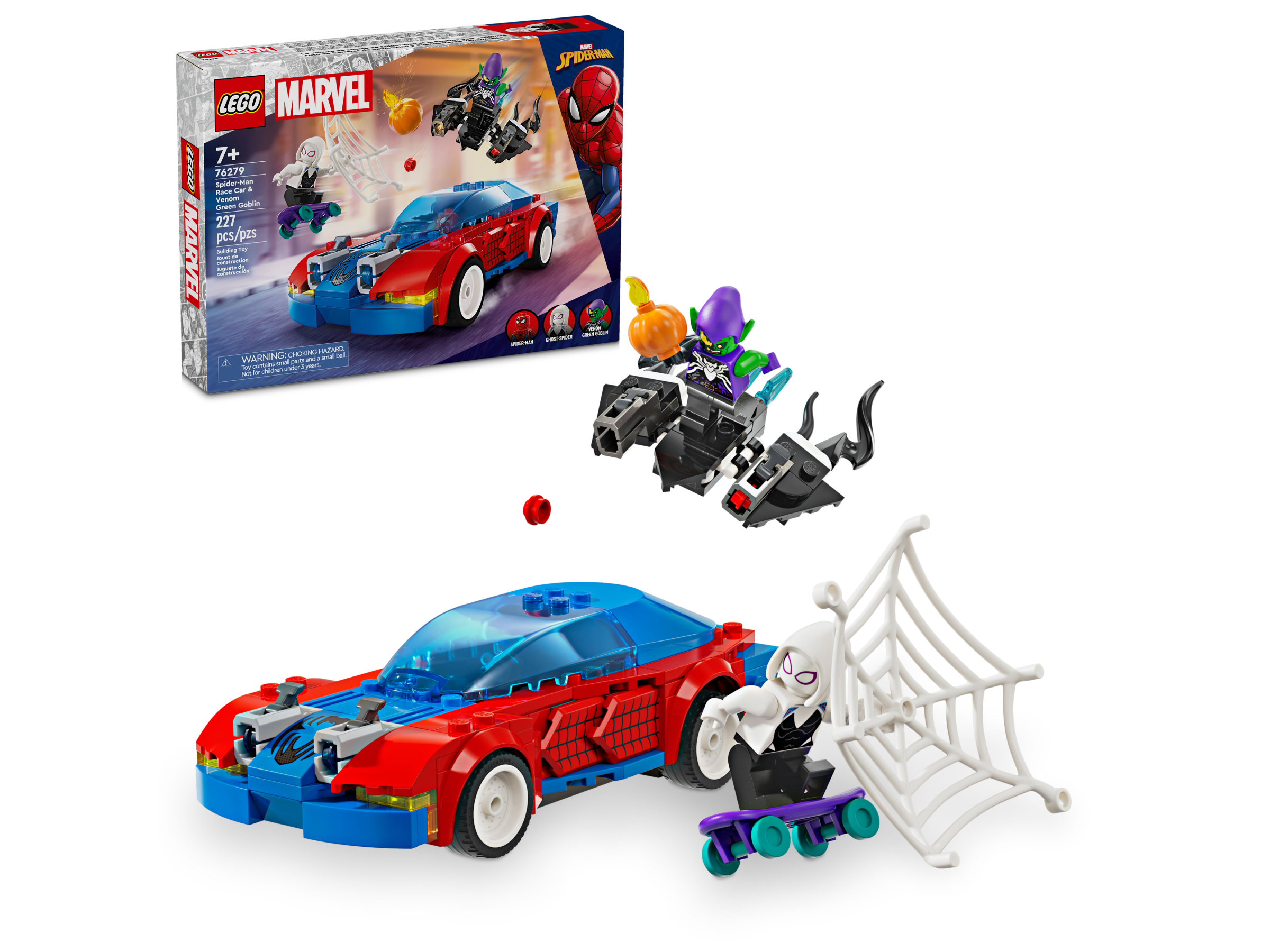 Spider-Man Race Car & Venom Green Goblin 76279 | Spider-Man | Buy online at  the Official LEGO® Shop MX