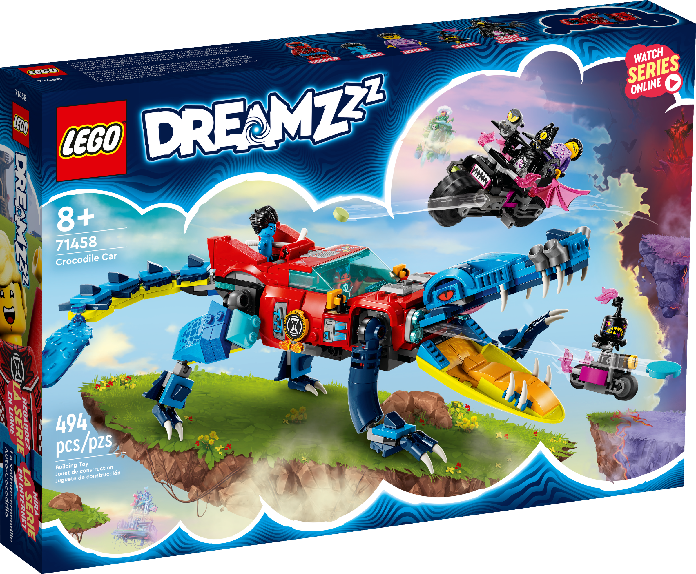 Crocodile Car 71458 | LEGO® DREAMZzz™ | Buy online at the Official 