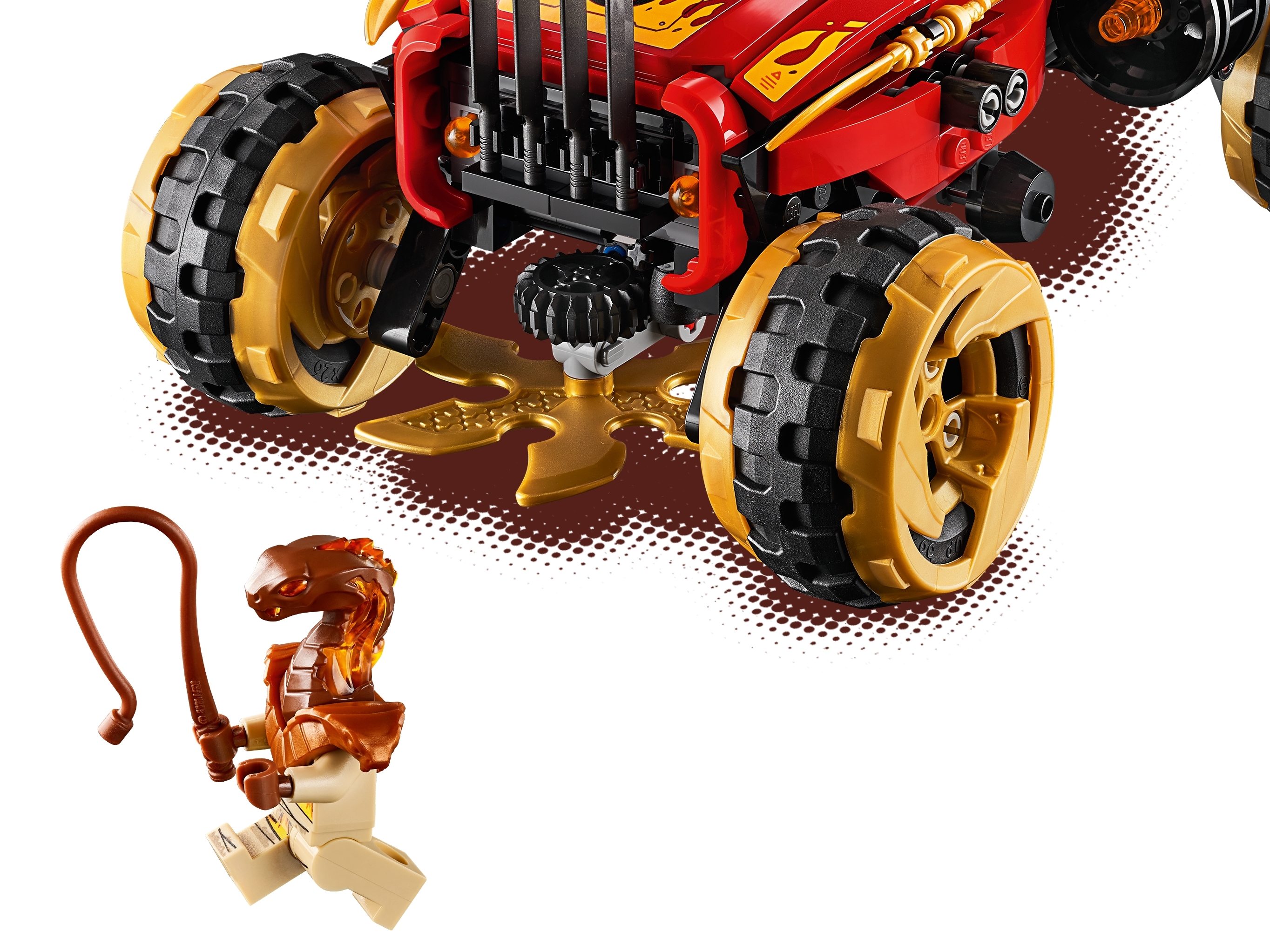 LEGO Ninjago Katana 4x4 70675 Ninja Toy Truck Building Kit (450
